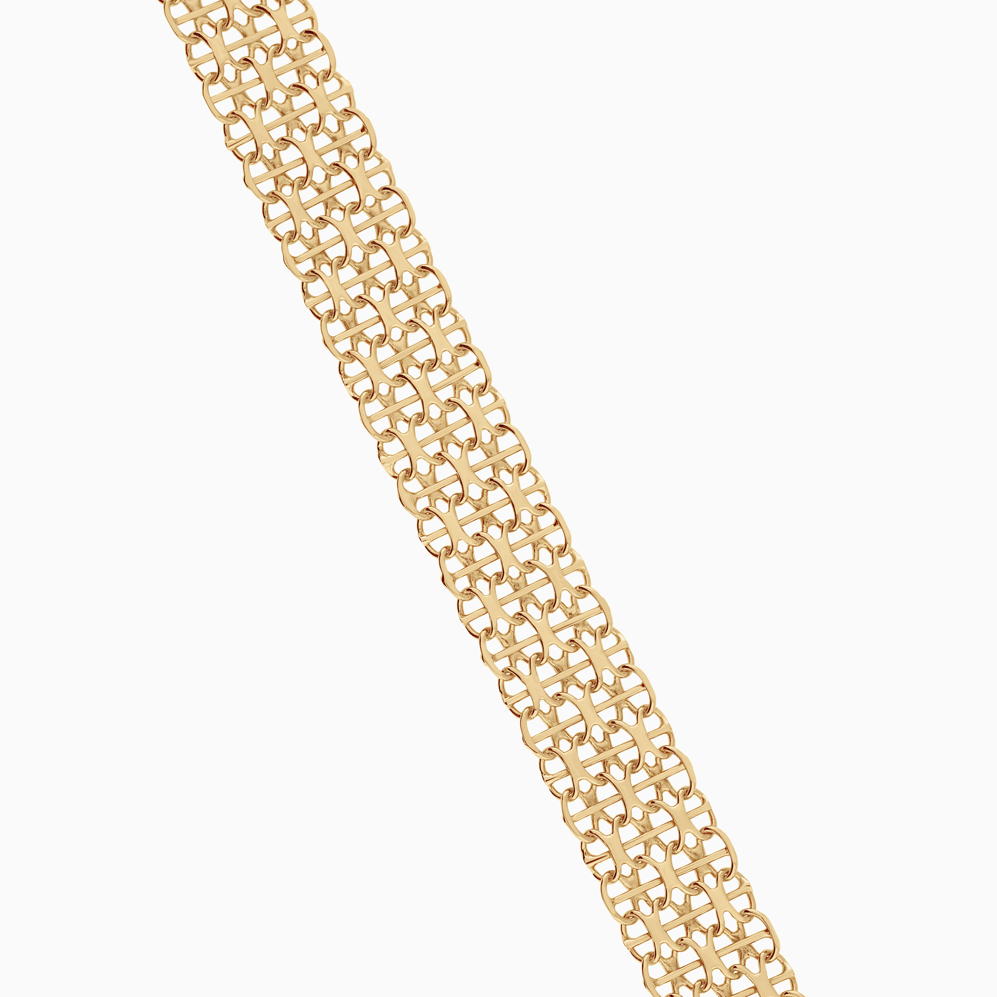 X-länk armband med stav 16,22g 18K guld