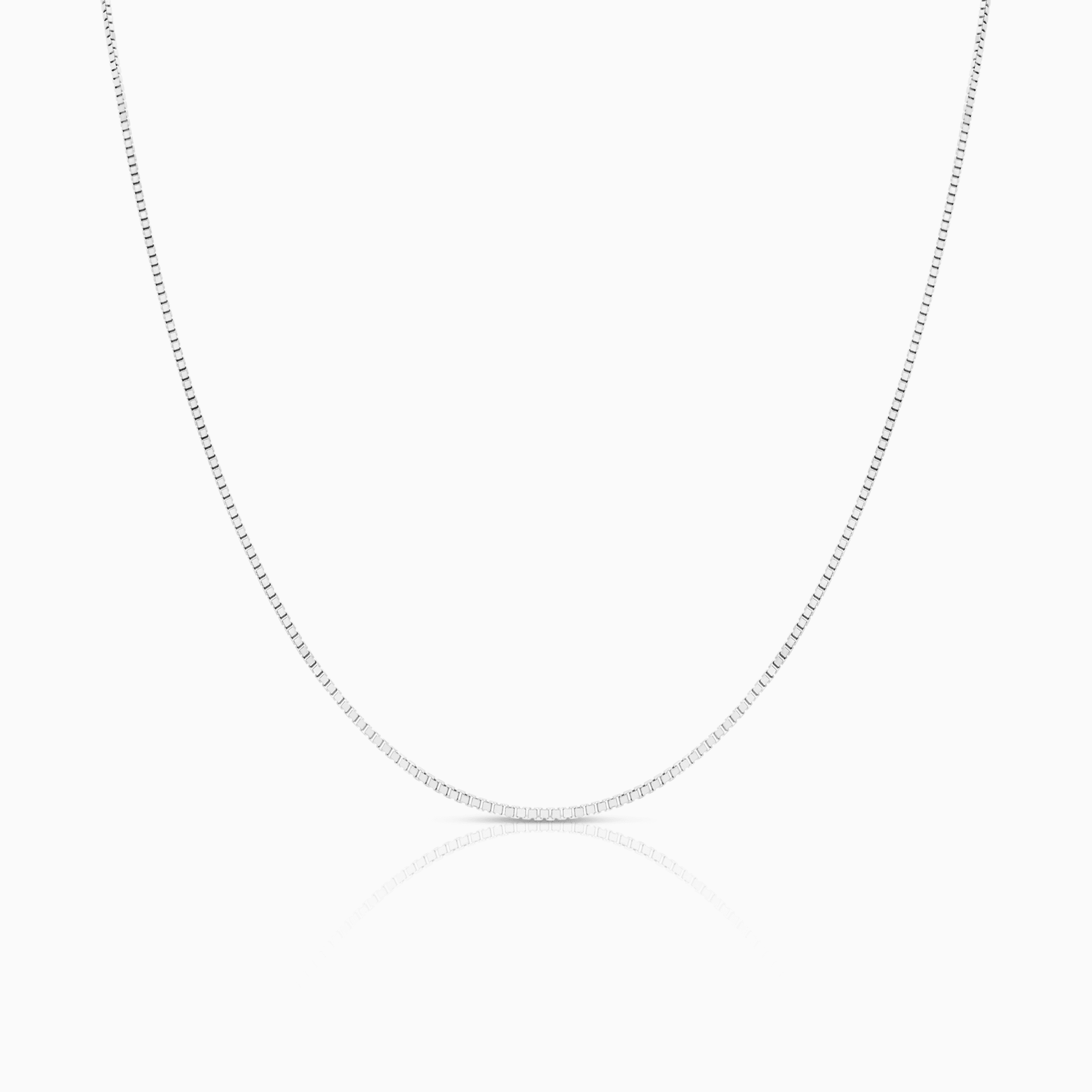 Box Chain 5.30g 18K white gold