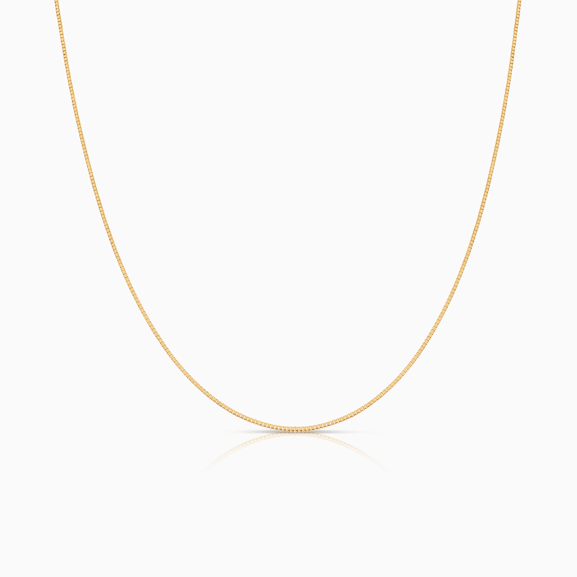 Veneziakedja 42cm 18K guld