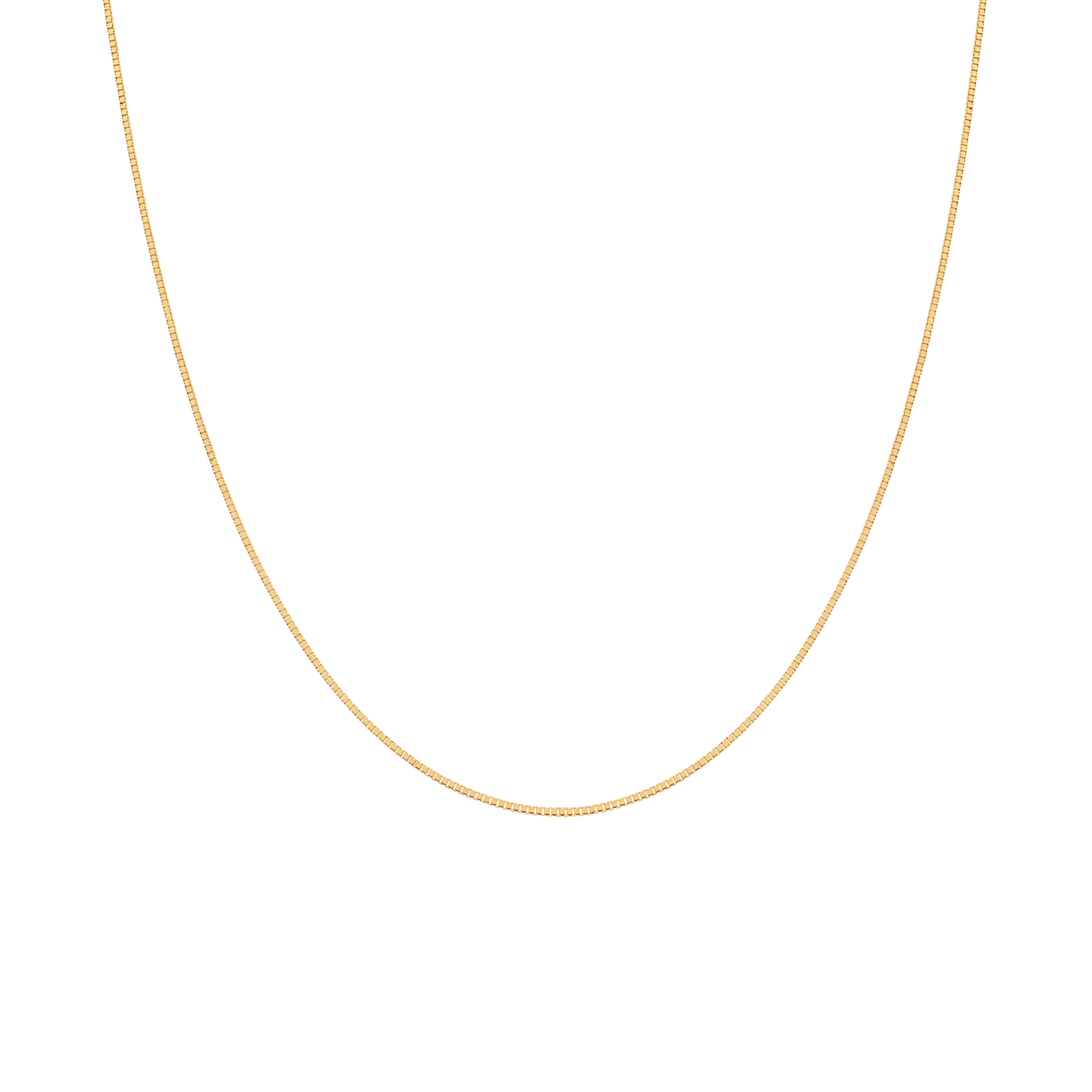 Veneziakedja 42cm 18K guld