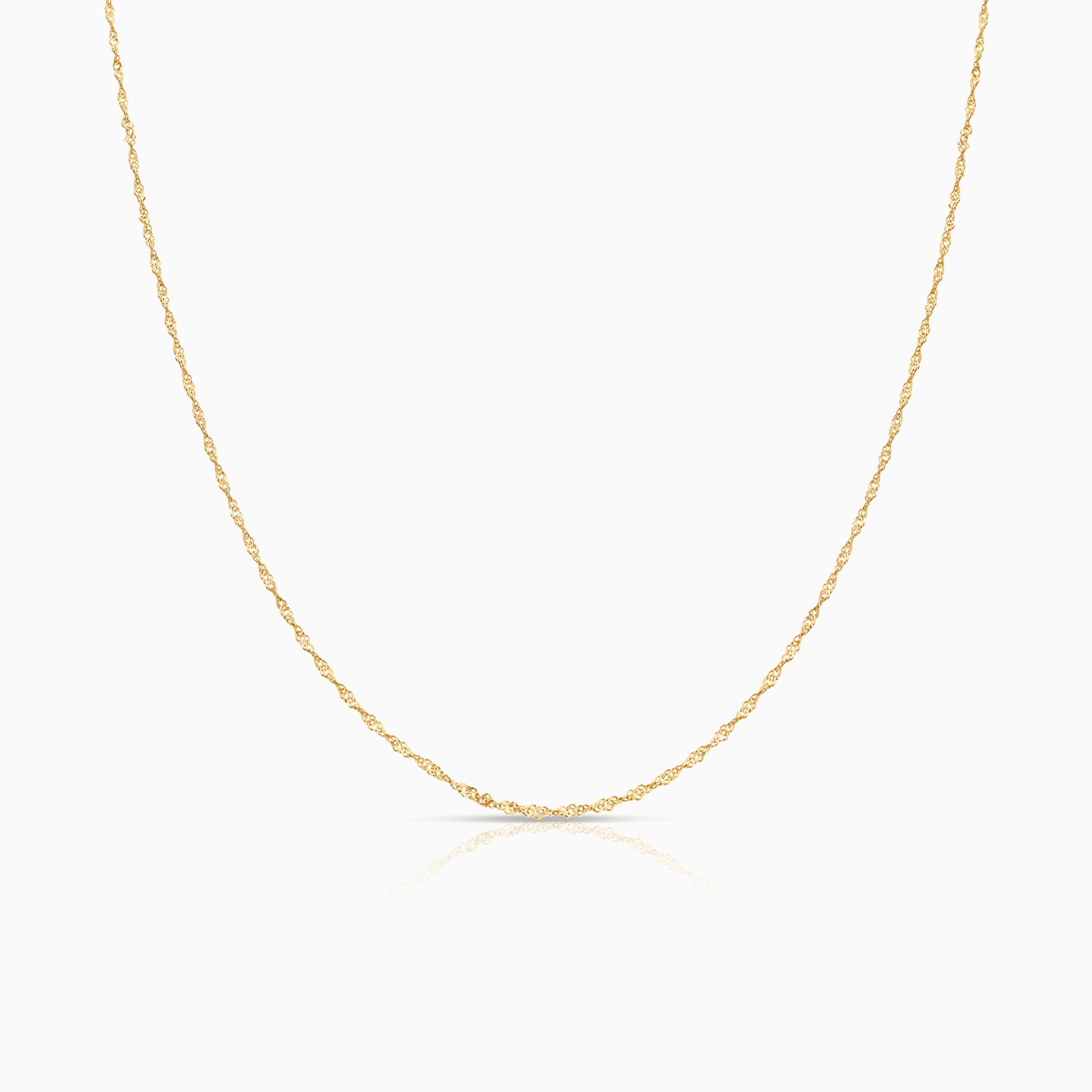 Singapore Chain 42cm 18K Gold