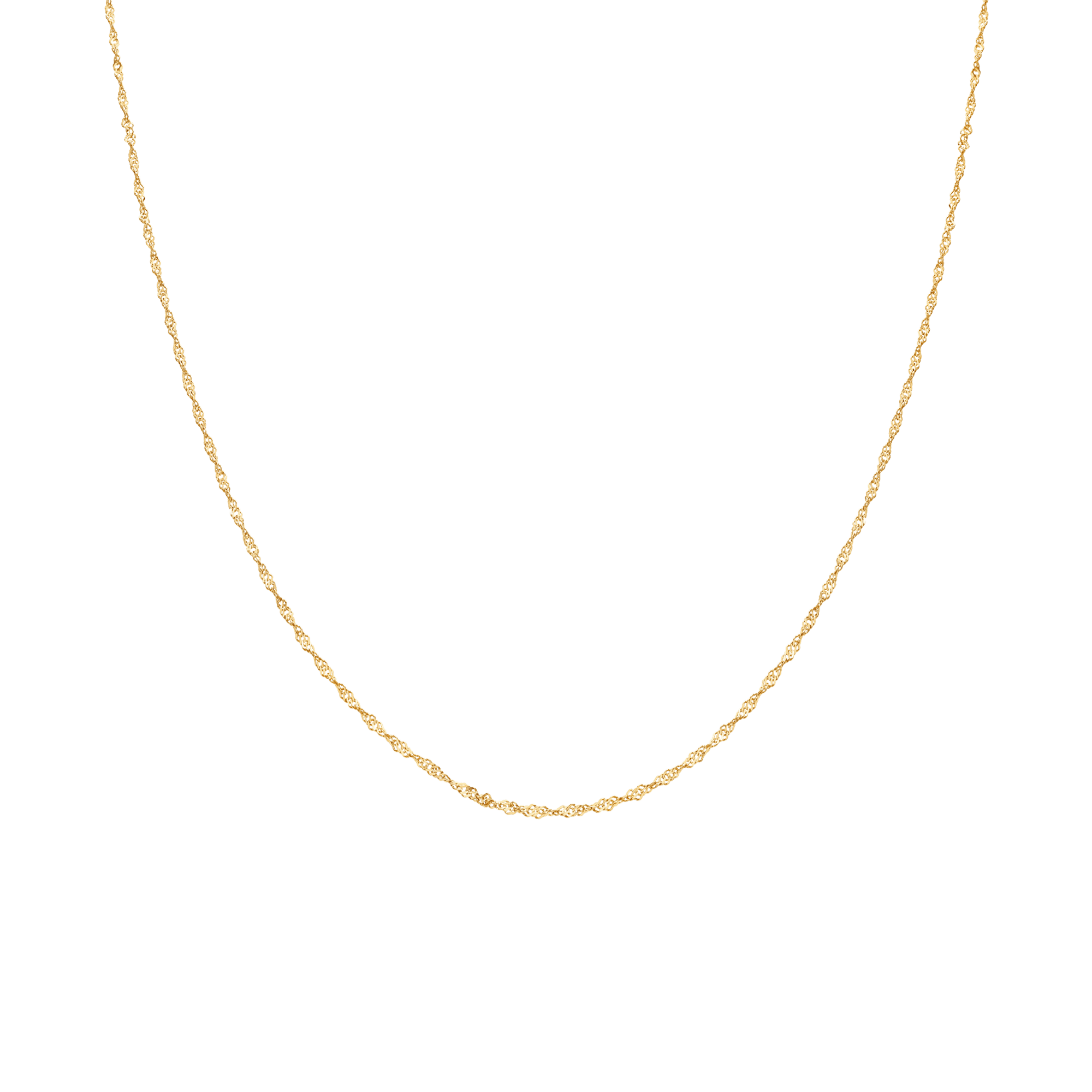 Singapore Chain 42cm 18K Gold