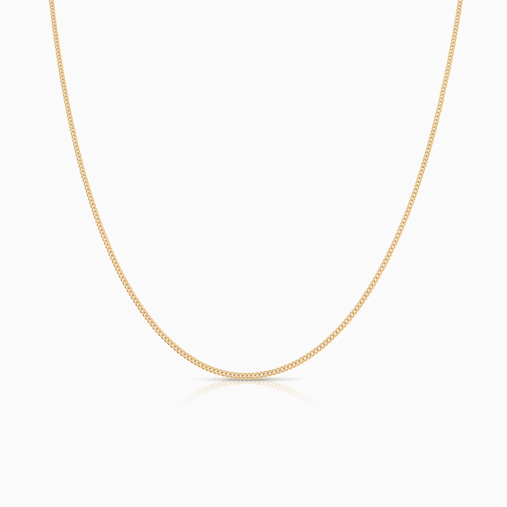 Curb chain 40cm 18K gold