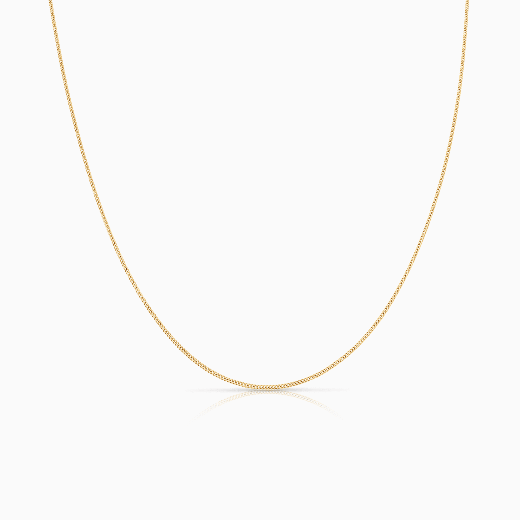 Curb chain 40cm 18K gold
