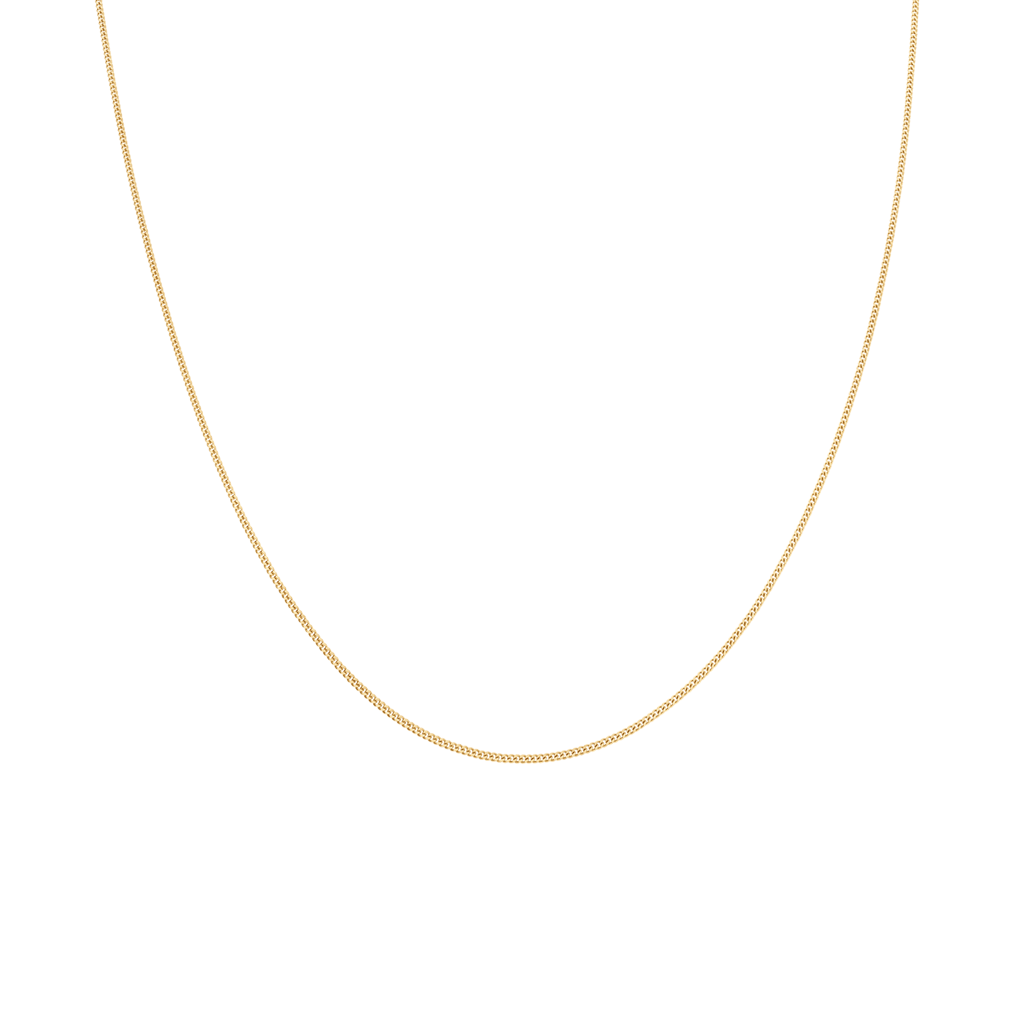 Curb chain 40cm 18K gold