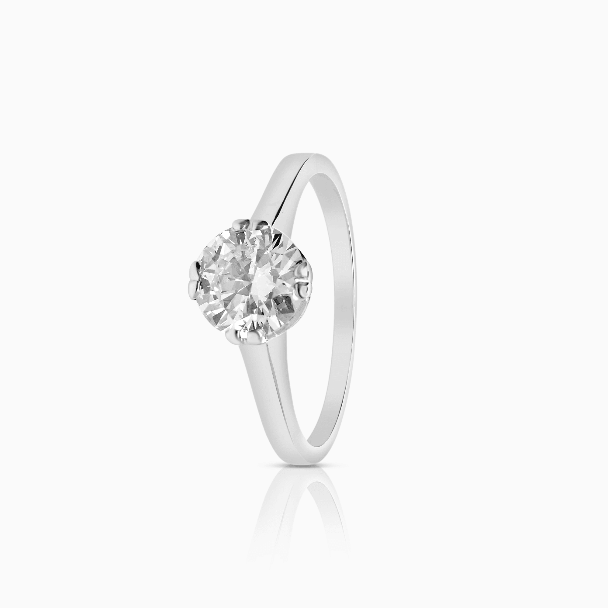 Solitärring 1,20ct 18K vitguld