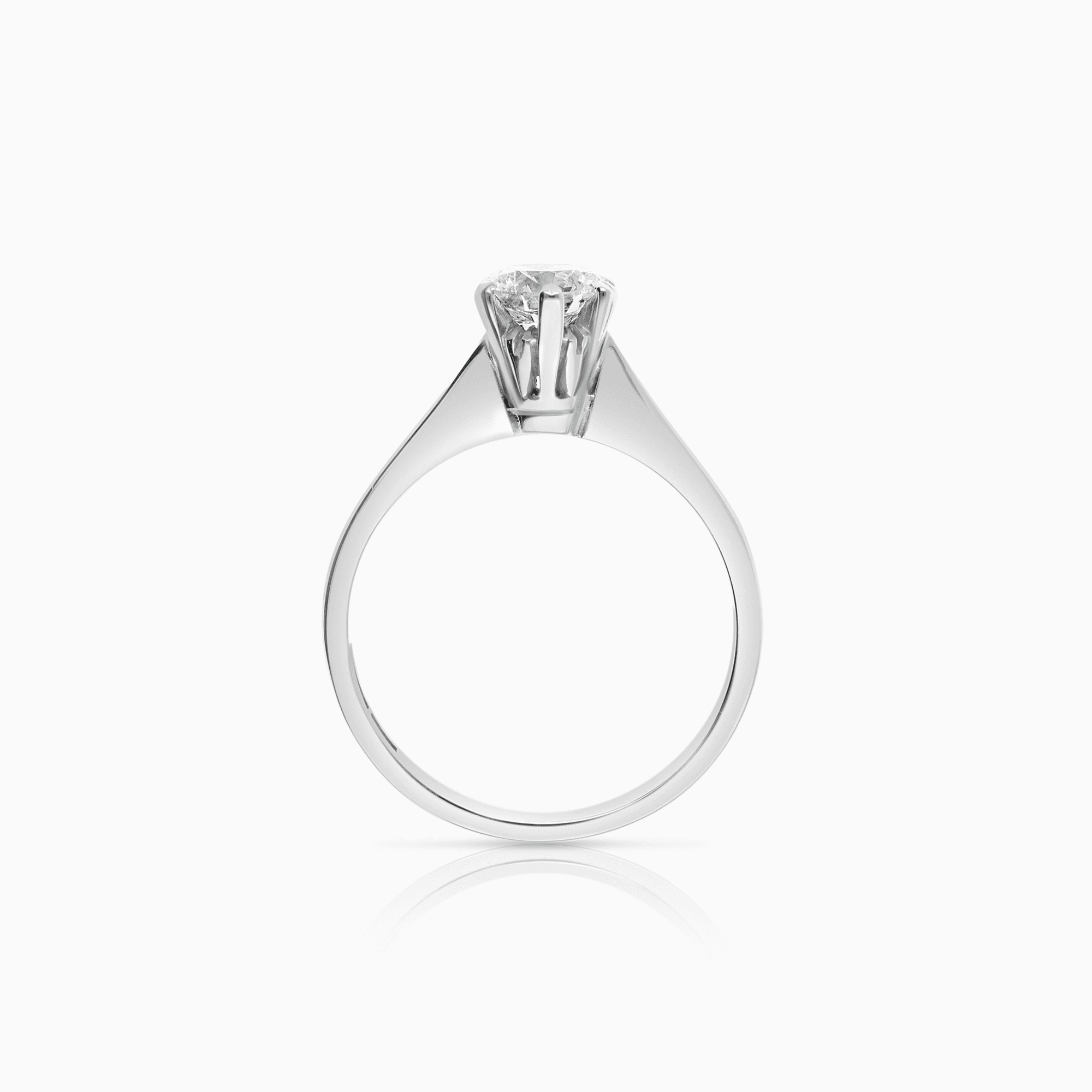 Solitärring 0,71ct 18K vitguld