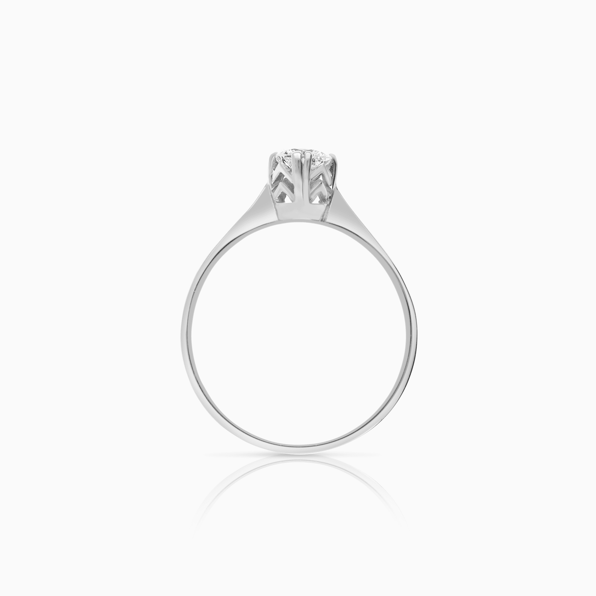 Solitärring 0,48ct 18K vitguld