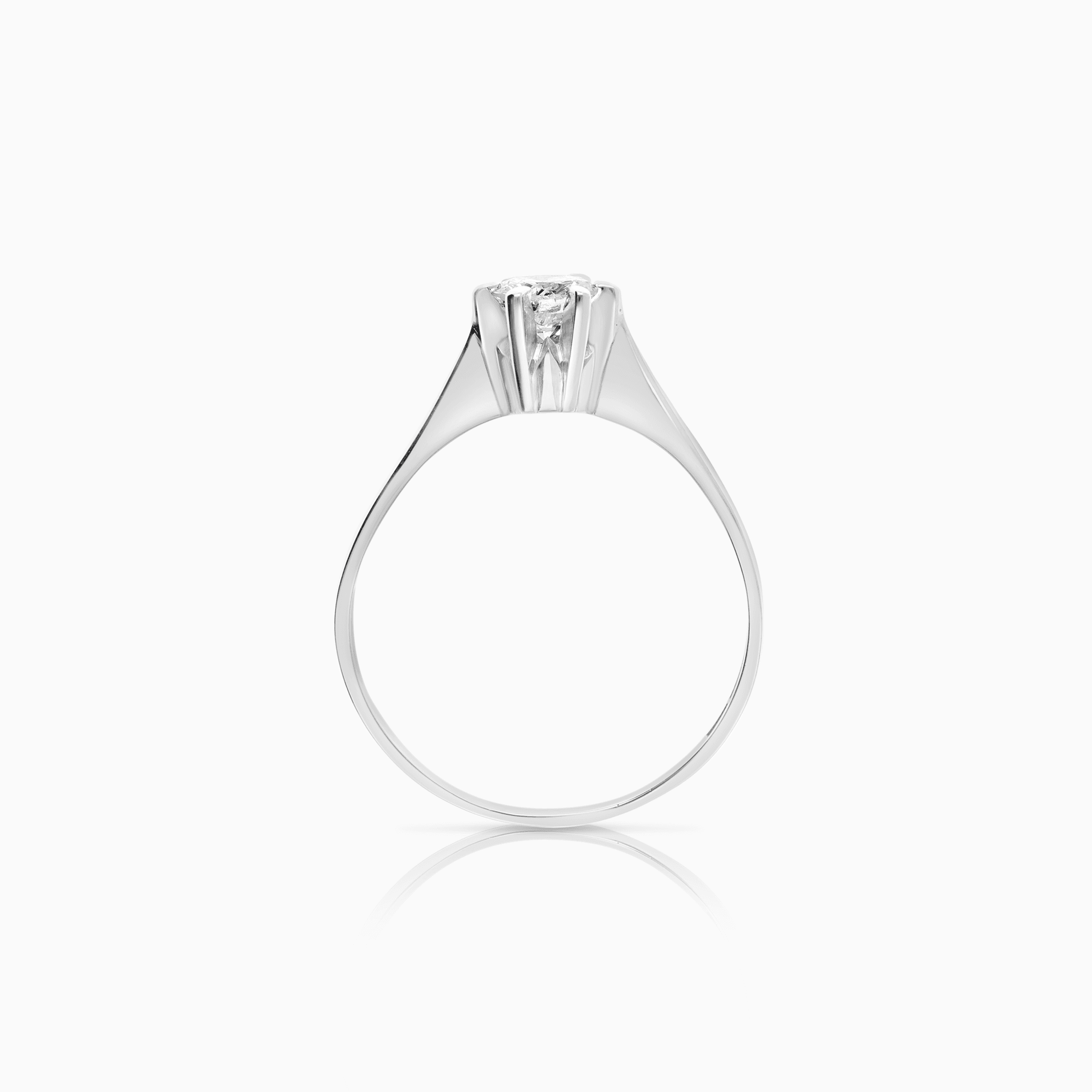 Solitärring 0,54ct 18K vitguld