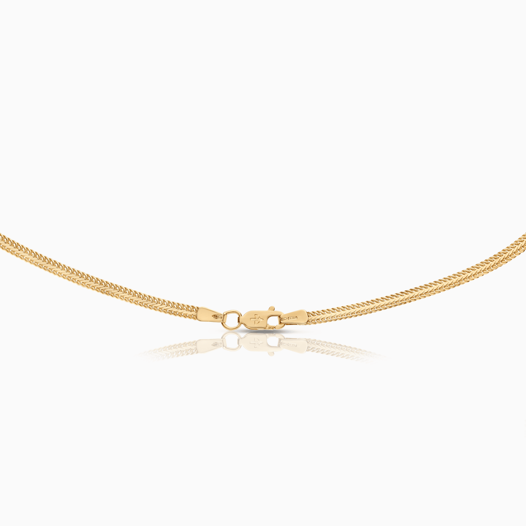 Fox tail necklace 7.97g 18K gold