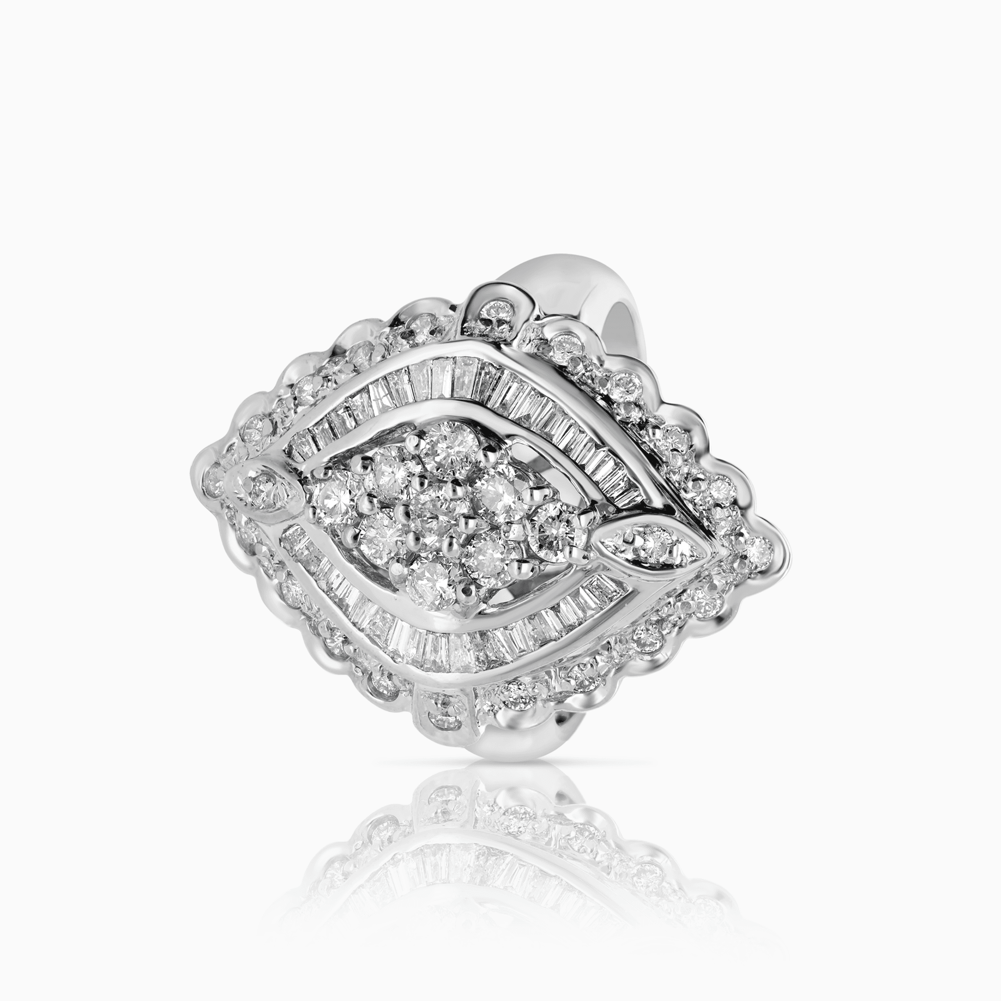Diamantring 1,30ct 18K vitguld