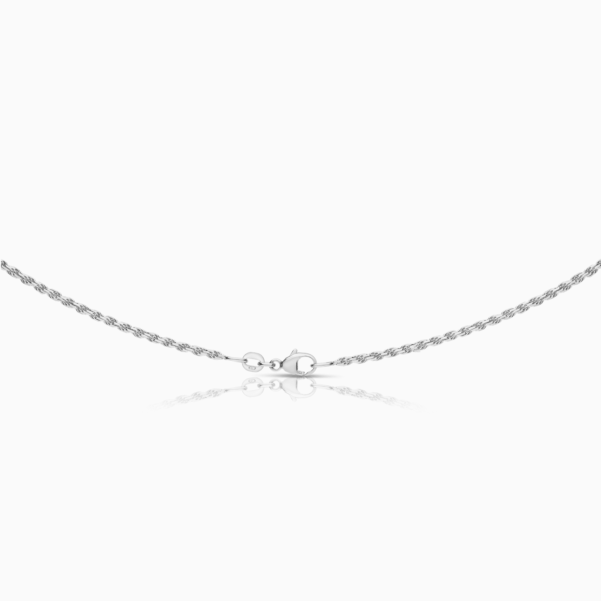 Rope Necklace 8.70g 18K White Gold