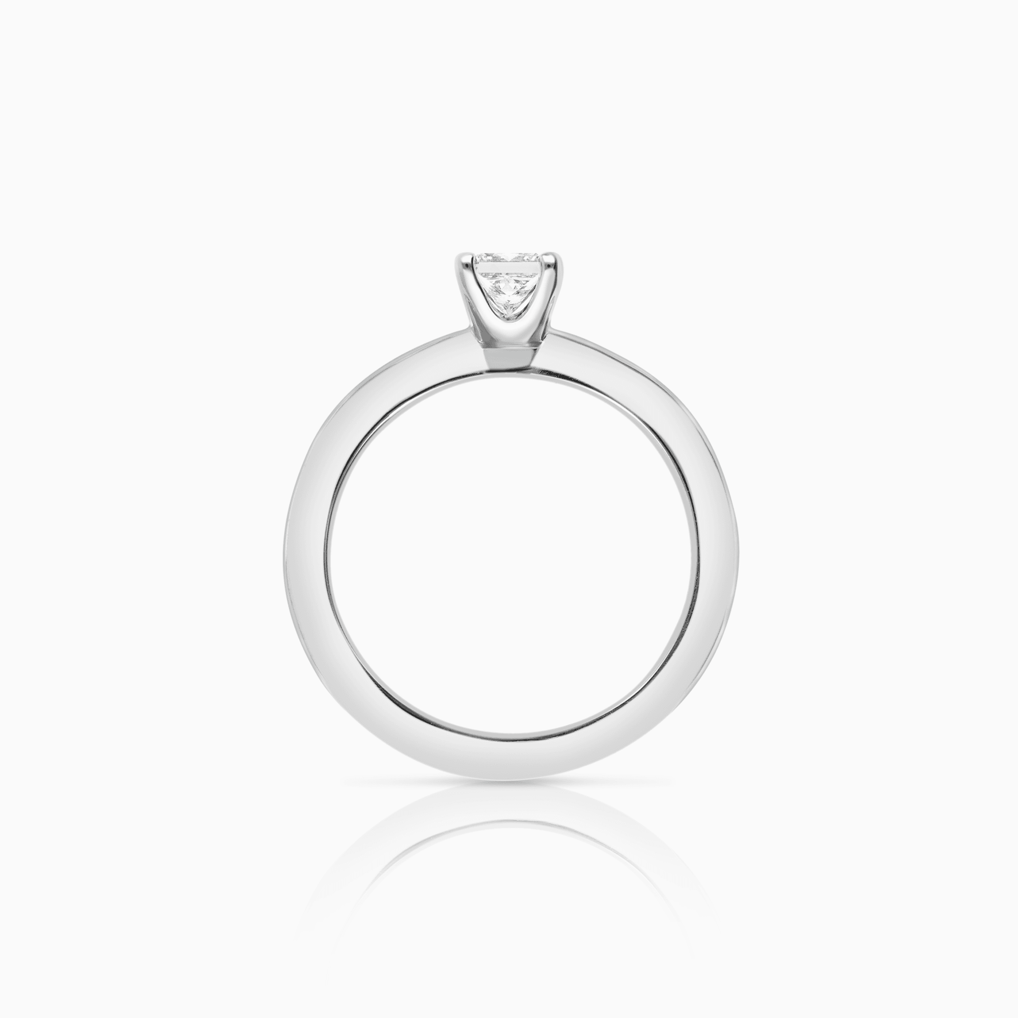 Tiffany & Co solitärring princess 0,38ct pt950