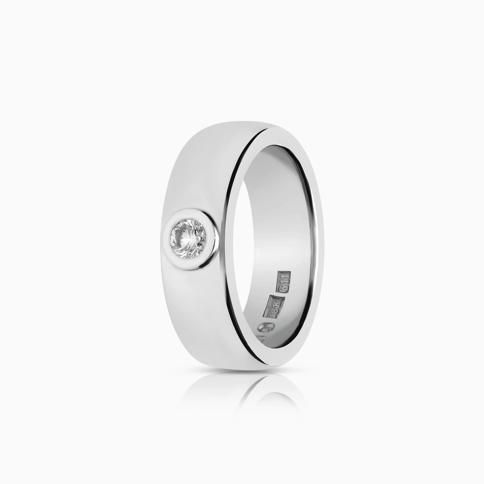 Diamond Ring 0.15ct 18K White Gold