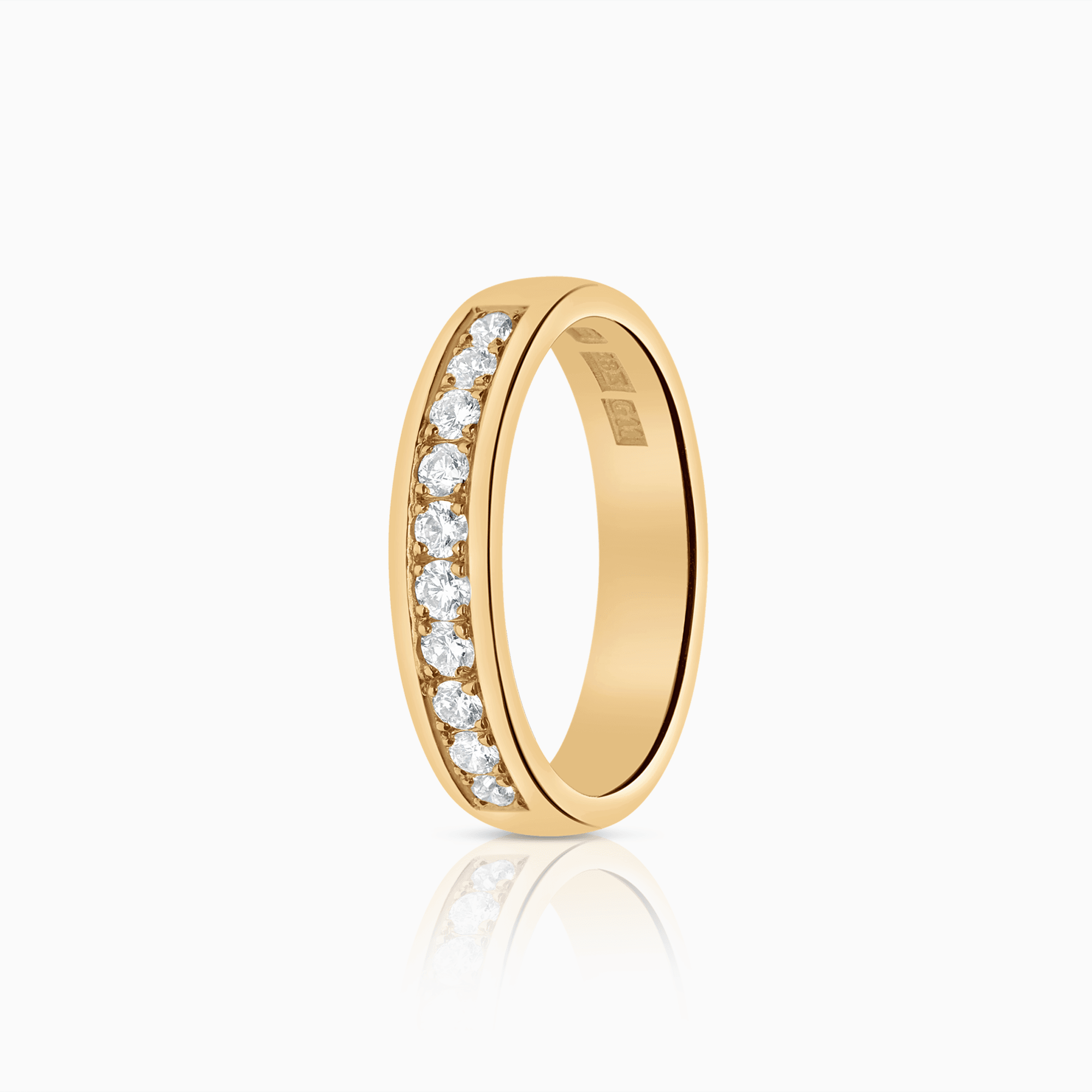 Alliansring 0,30ct 18K guld