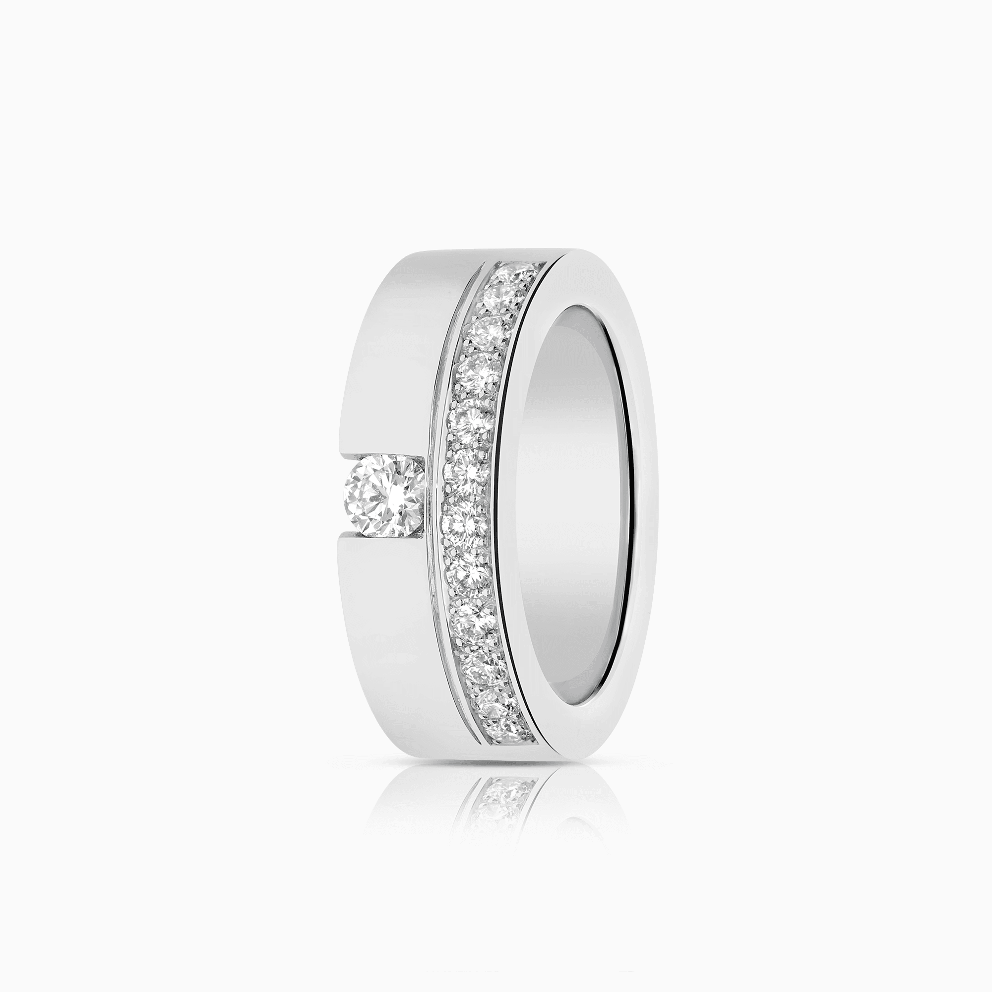 Diamantring 0,56ct 18K vitguld