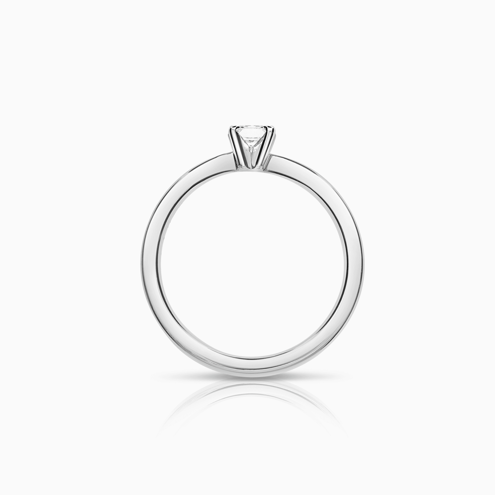 Solitärring princess 0,30ct 18K vitguld