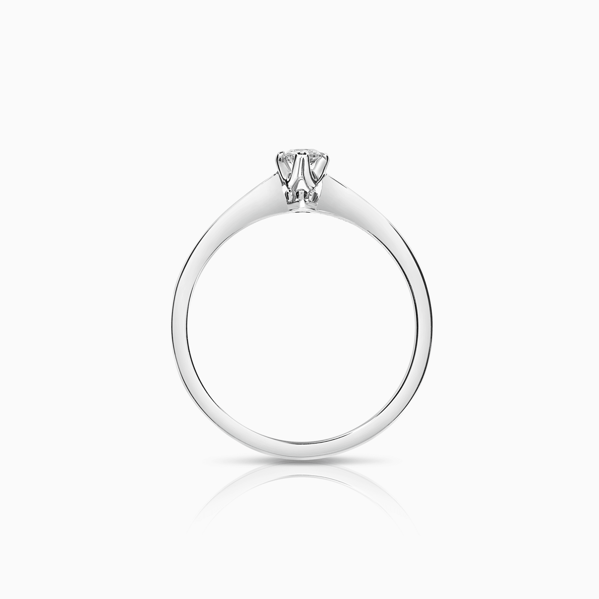 Solitärring 0,15ct 18K vitguld