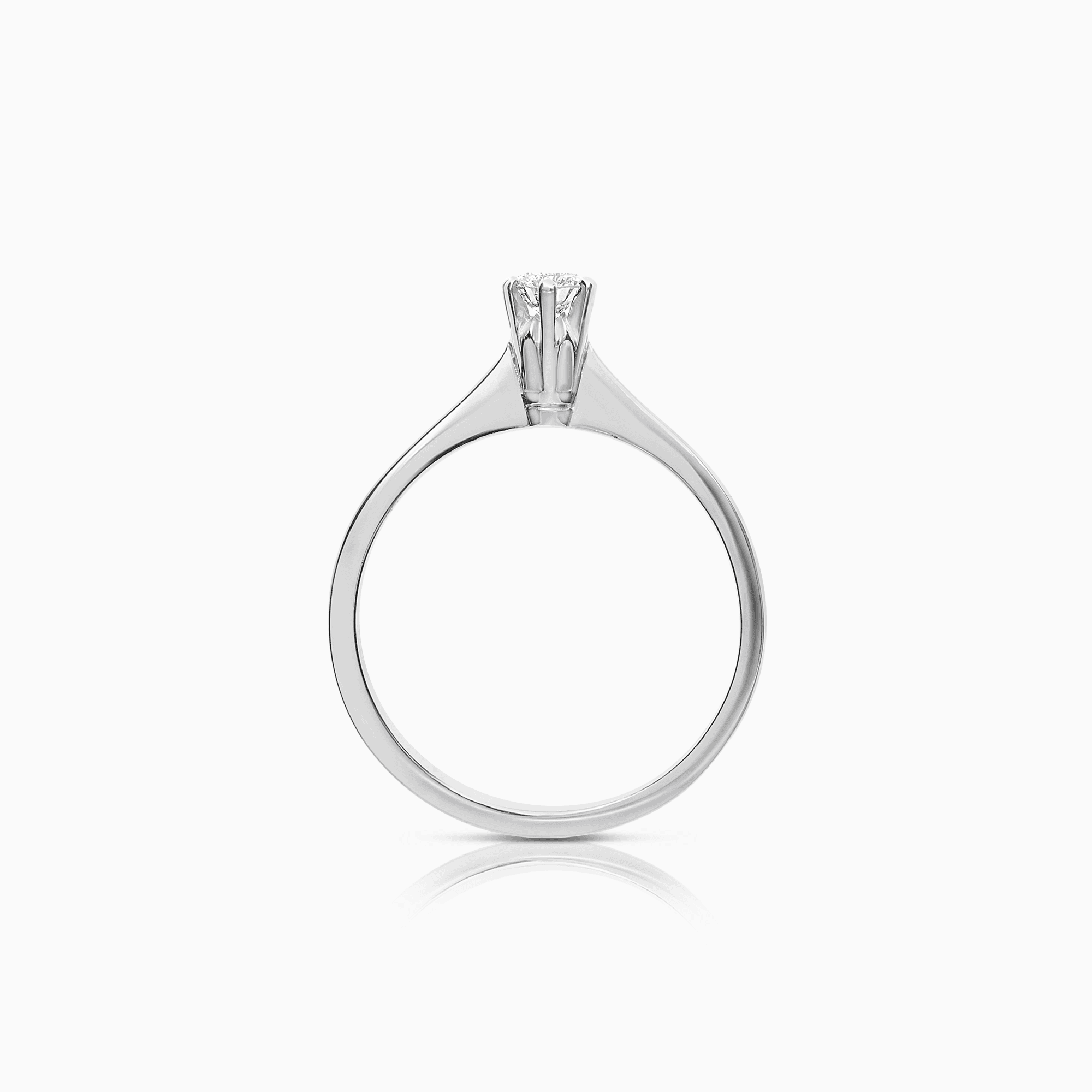 Solitärring 0,17ct 18K vitguld