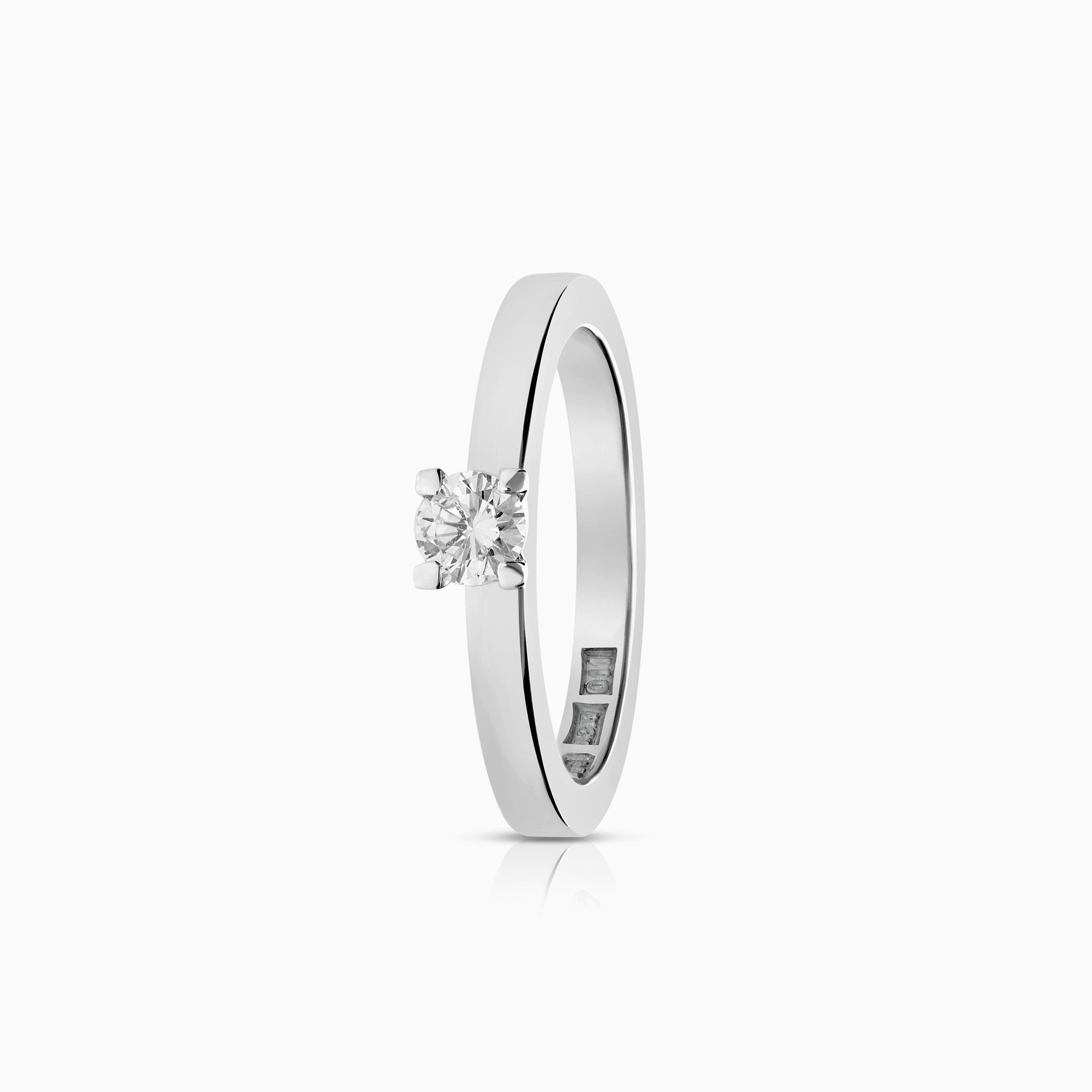 Solitärring 0,22ct 18K vitguld
