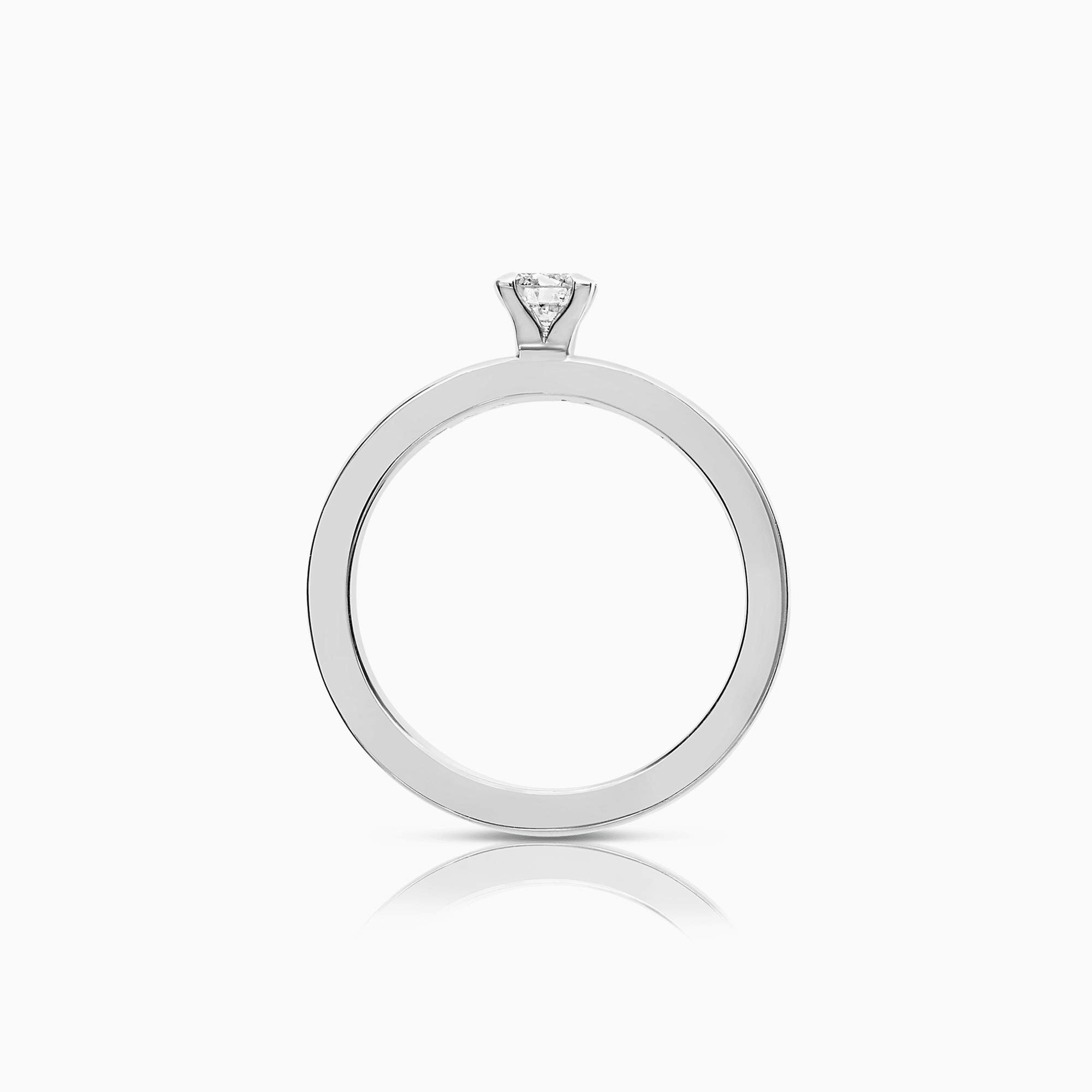Solitärring 0,22ct 18K vitguld