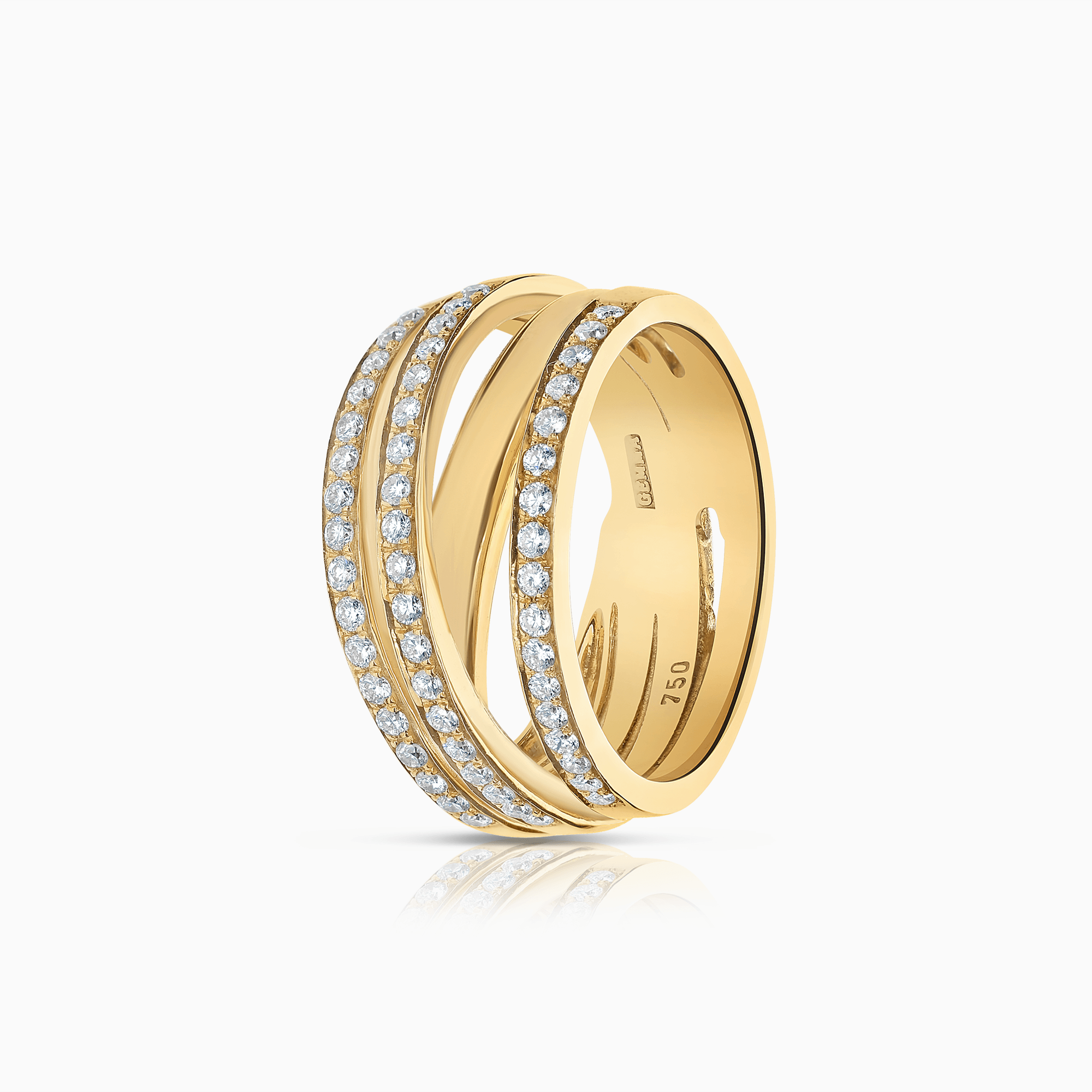 Diamantring 0,65ct 18K guld