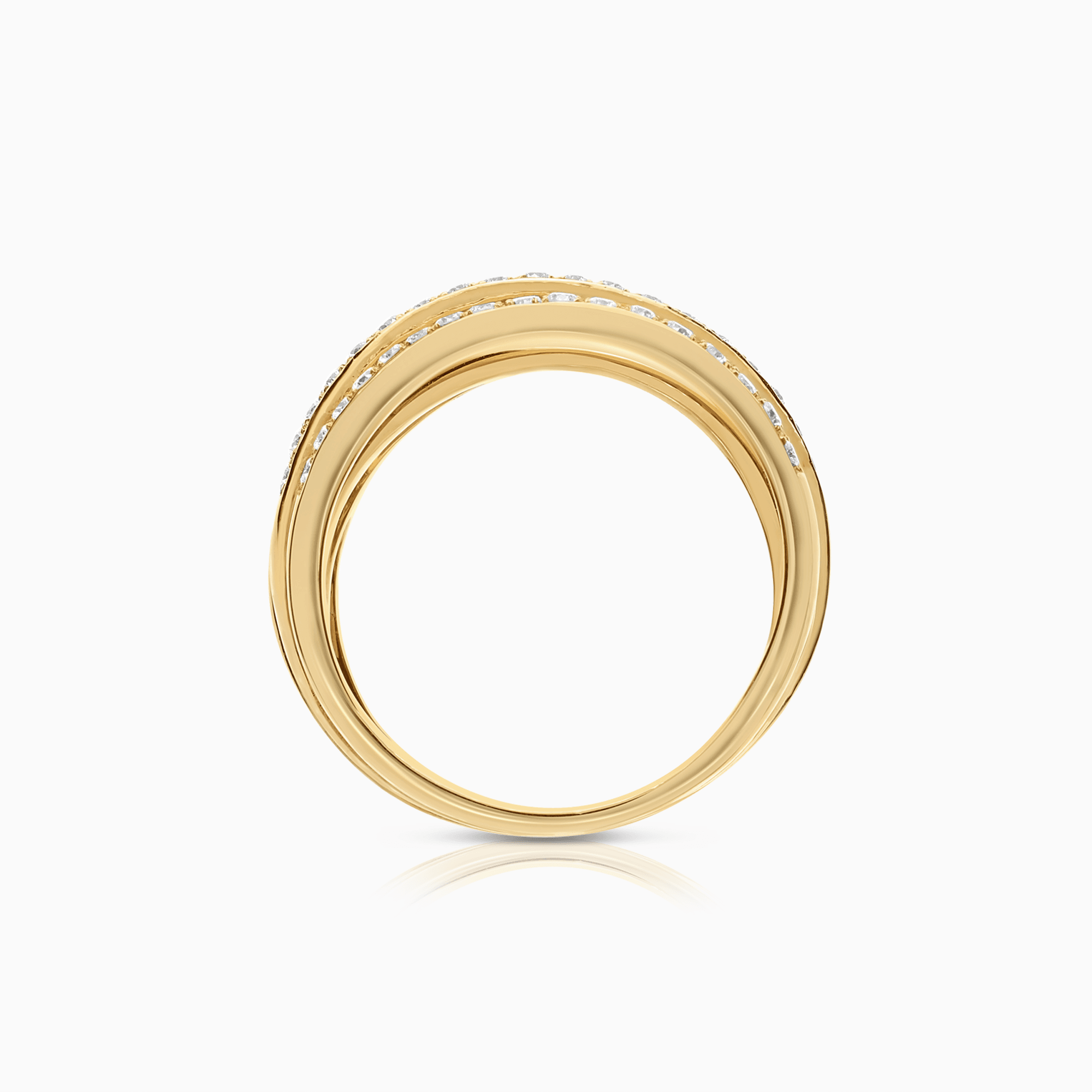 Diamantring 0,65ct 18K guld