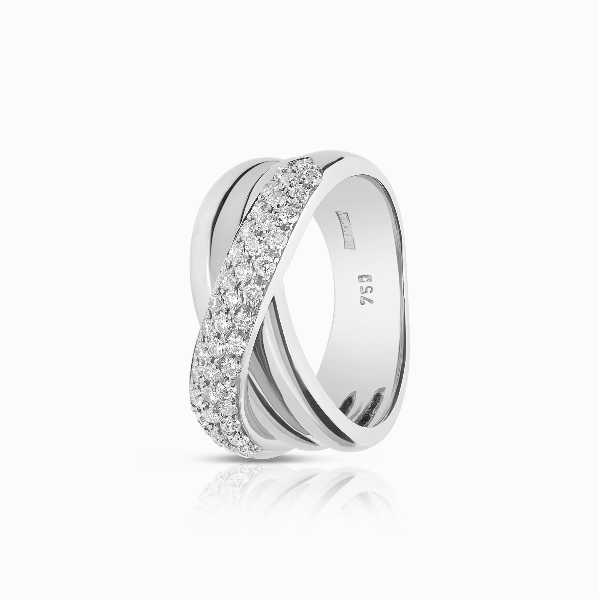Eternity Ring 0.55ct 18K white gold