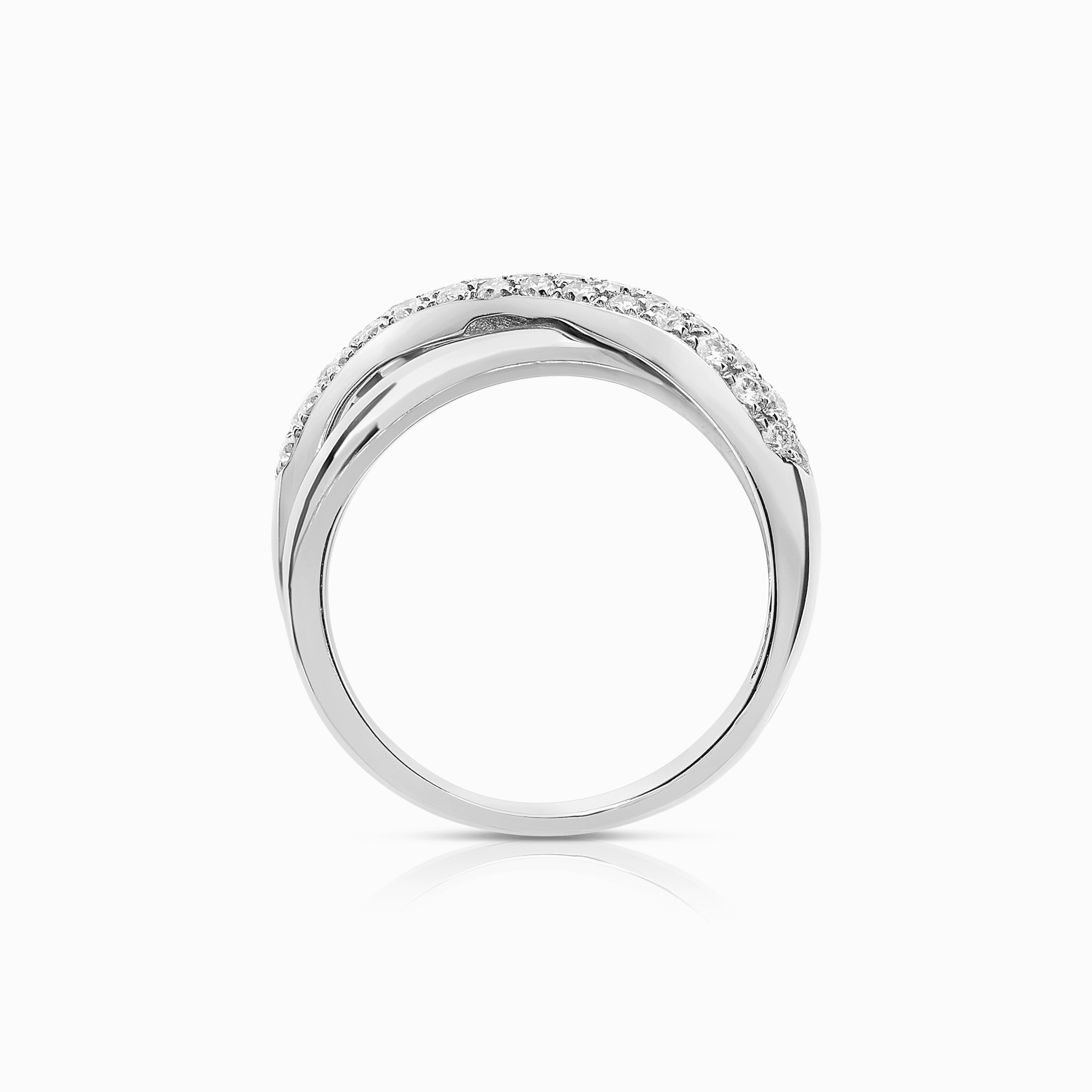 Eternity Ring 0.55ct 18K white gold