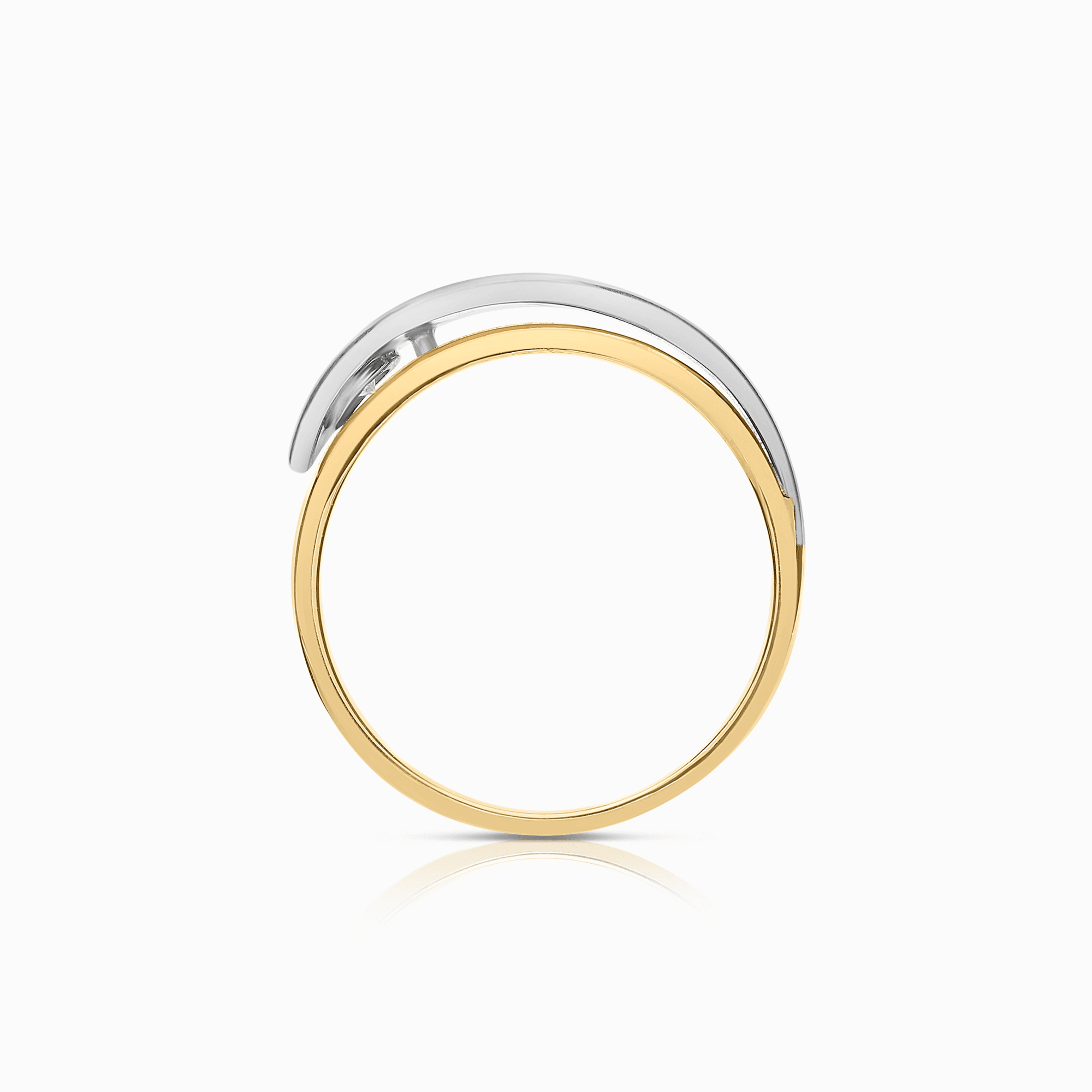 Diamantring 0,10ct 18K guld