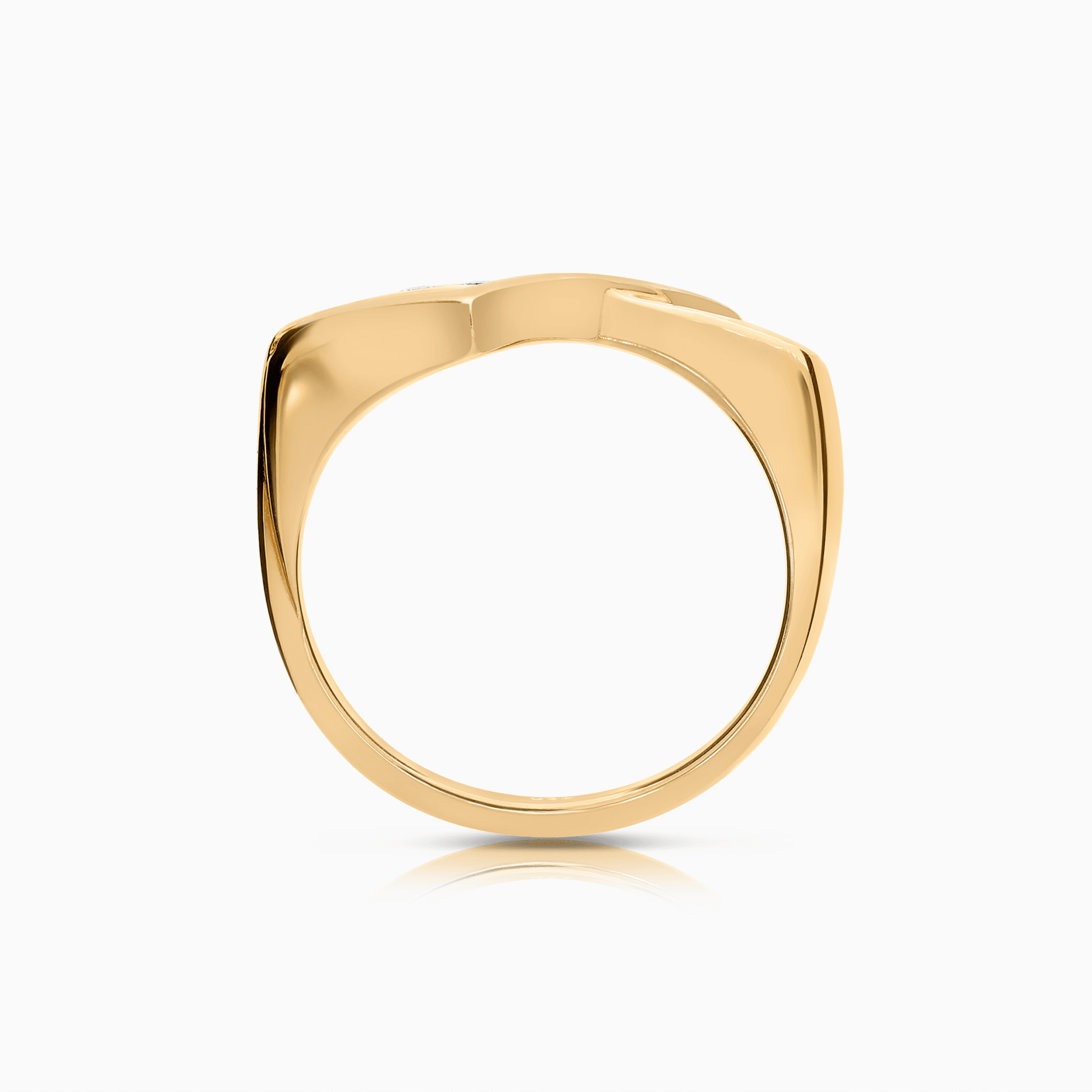 Diamantring 0,04ct 18K guld