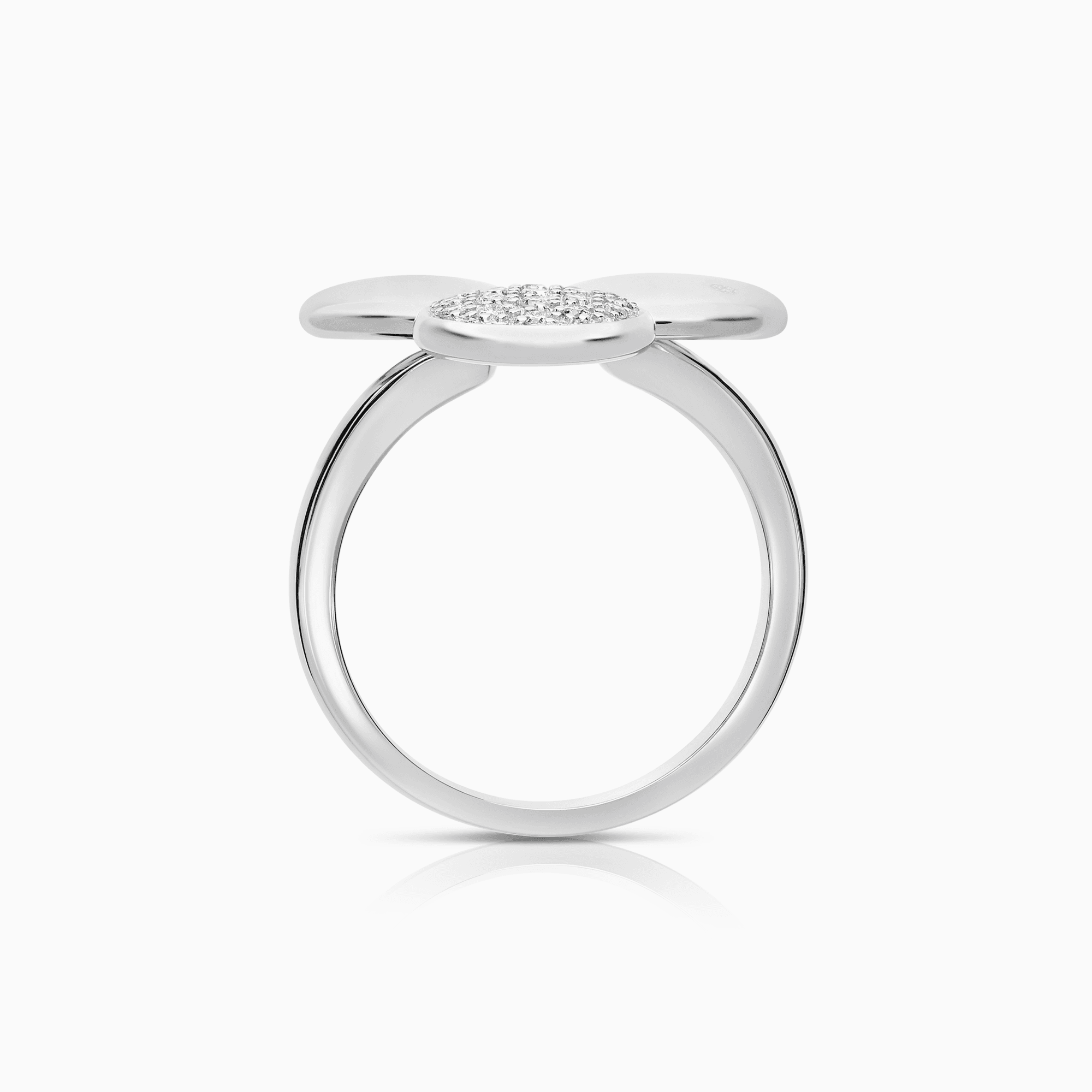 Diamantring 0,12ct 18K vitguld