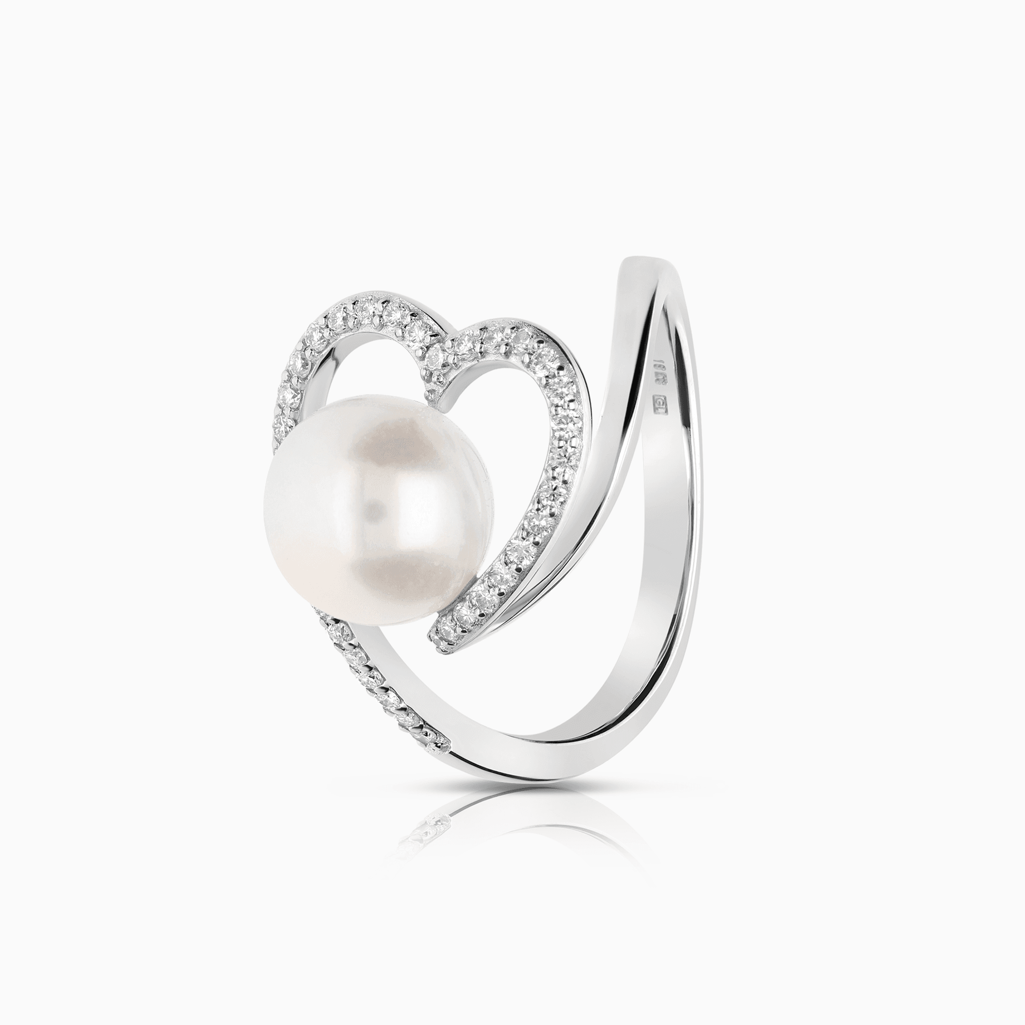 Diamond ring 0.23ct 18K white gold