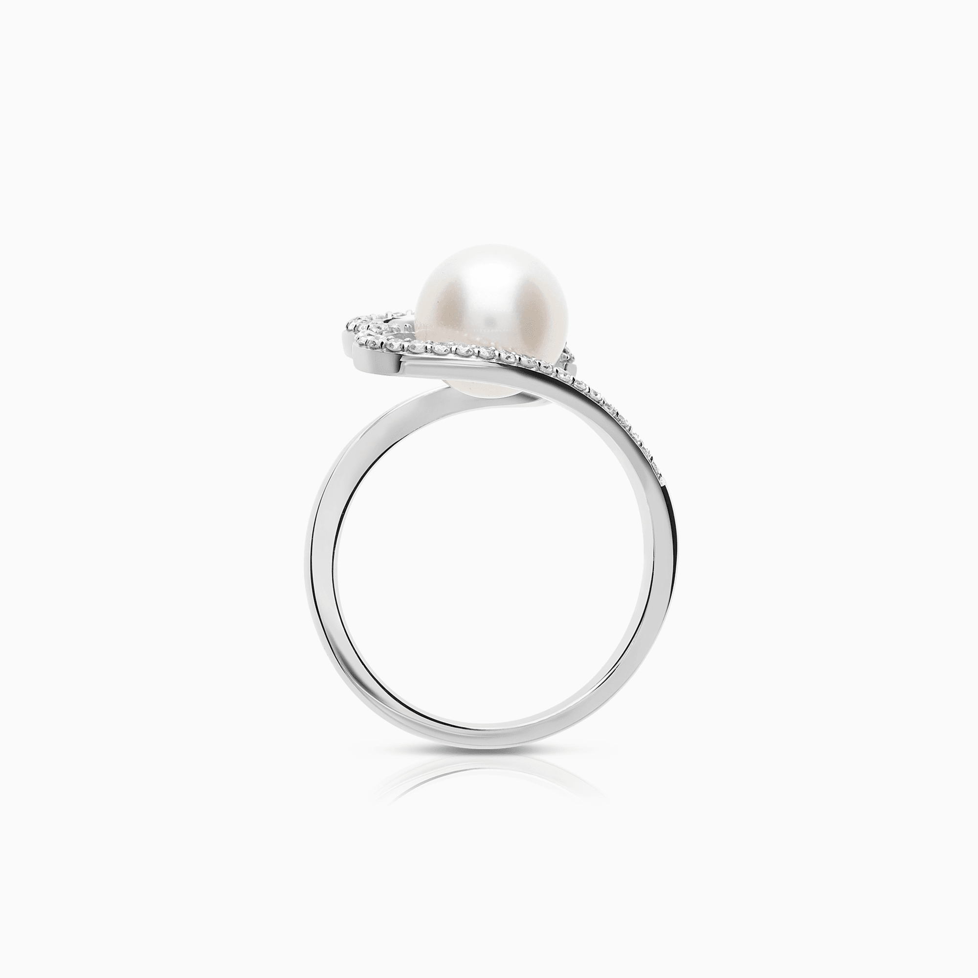 Diamond ring 0.23ct 18K white gold