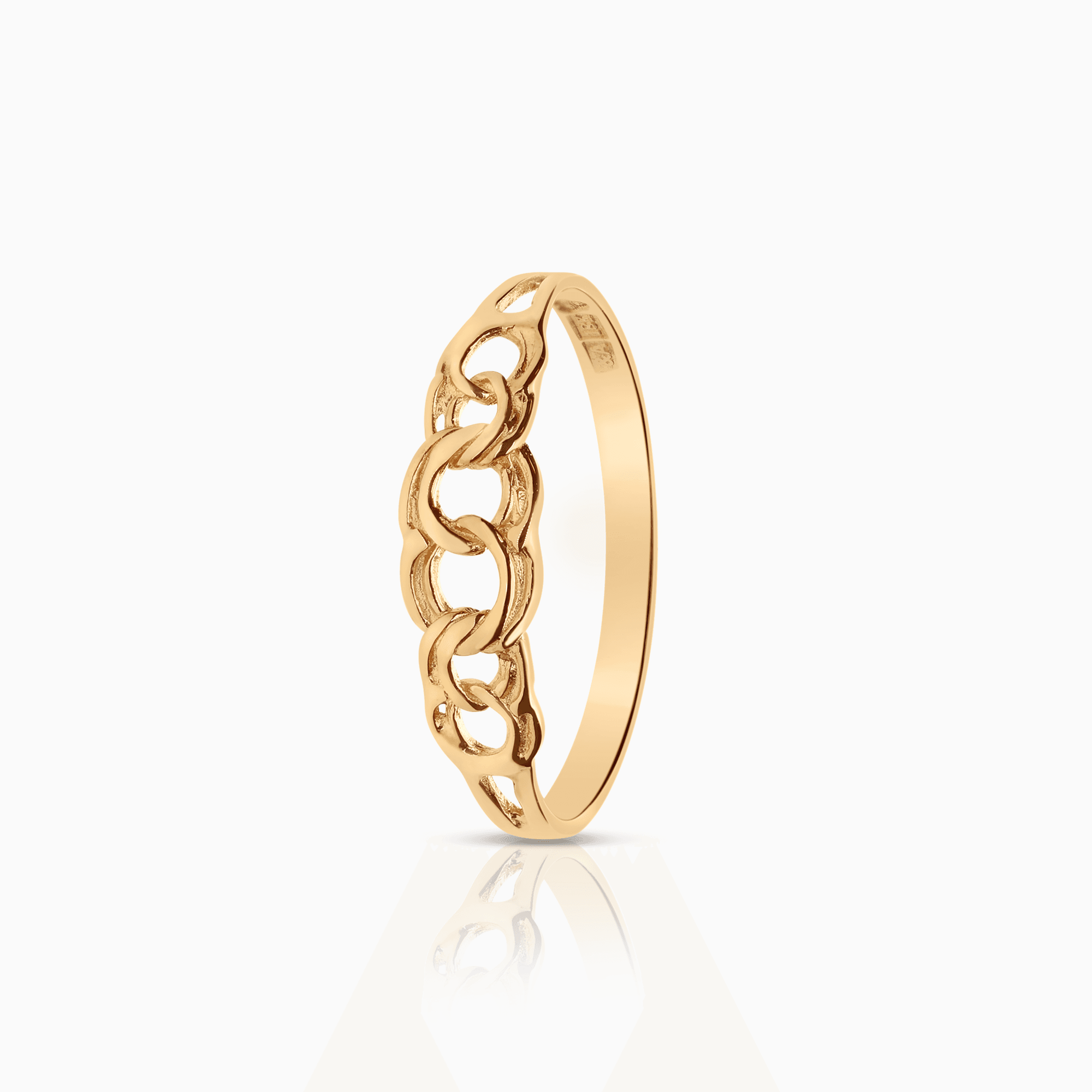 Bismarckring 0,98g 18K guld