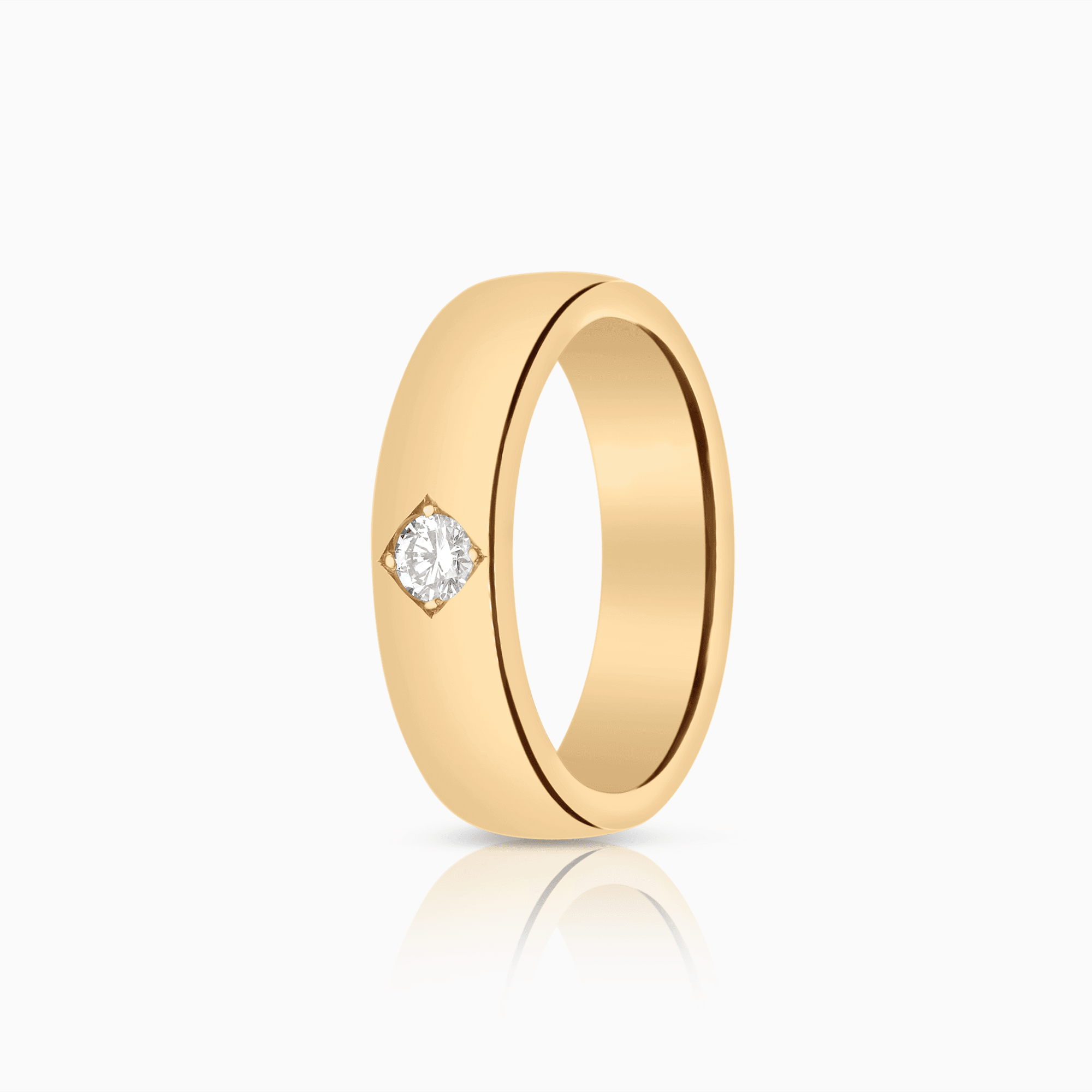 Diamantring 0,15ct 18K guld
