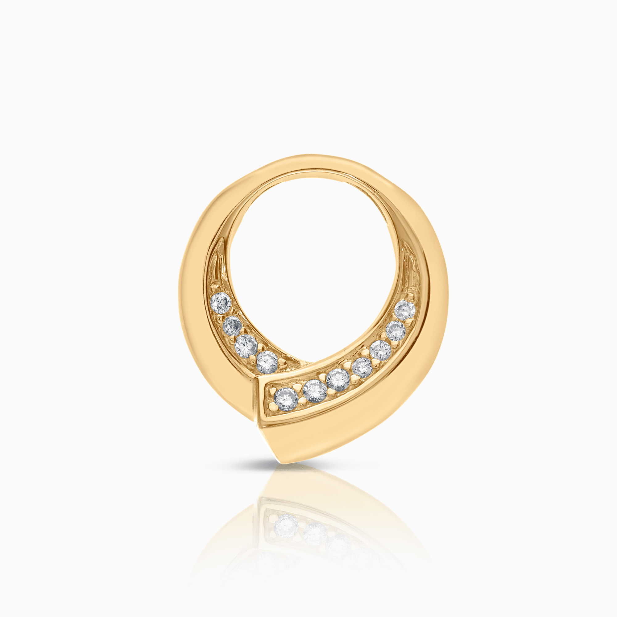 Hängsmycke diamanter 0,07ct 18K guld