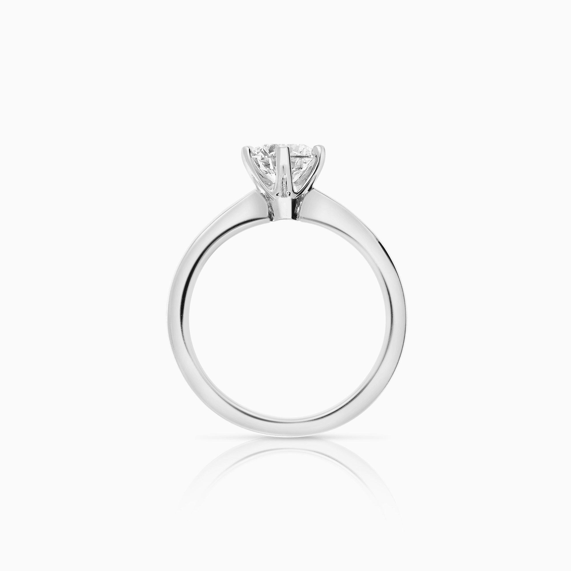 Solitärring 0,75ct 18K vitguld