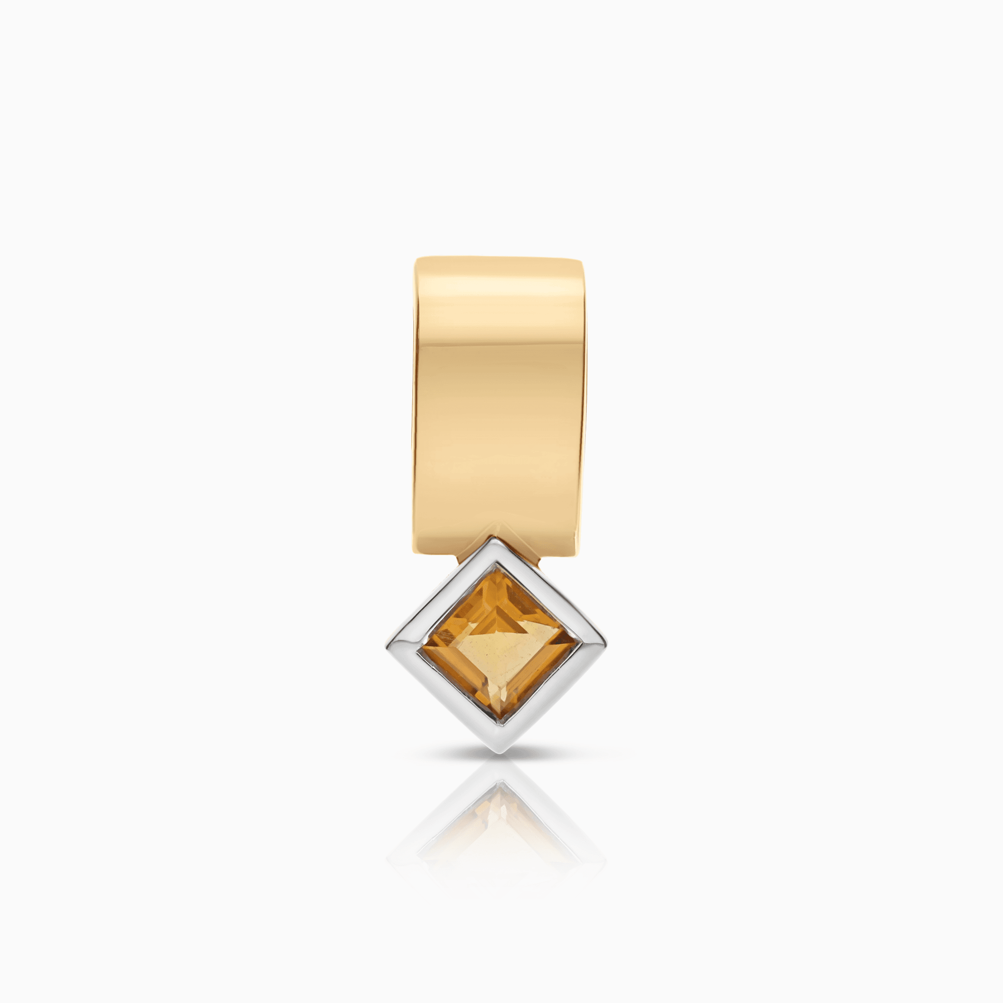 Hängsmycke med citrin 3,22g 18K guld
