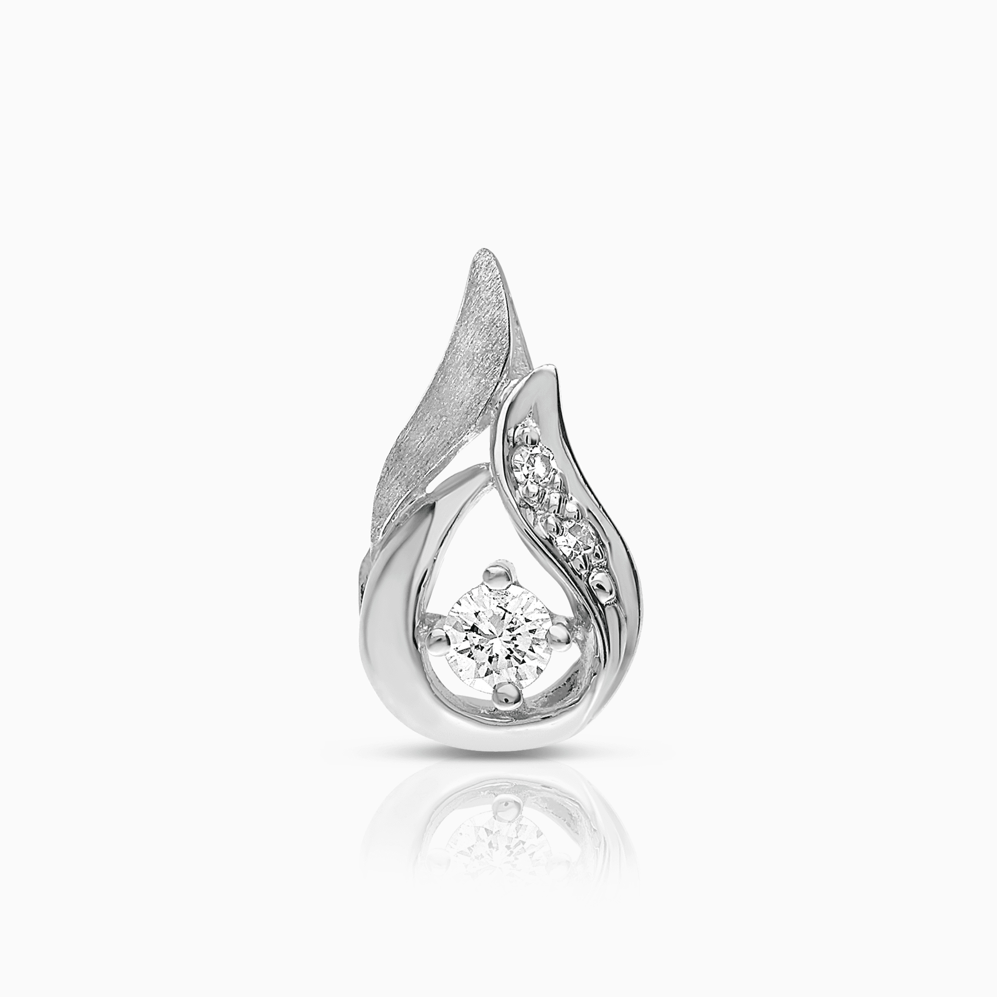 Diamanthänge 0,09ct 18K vitguld