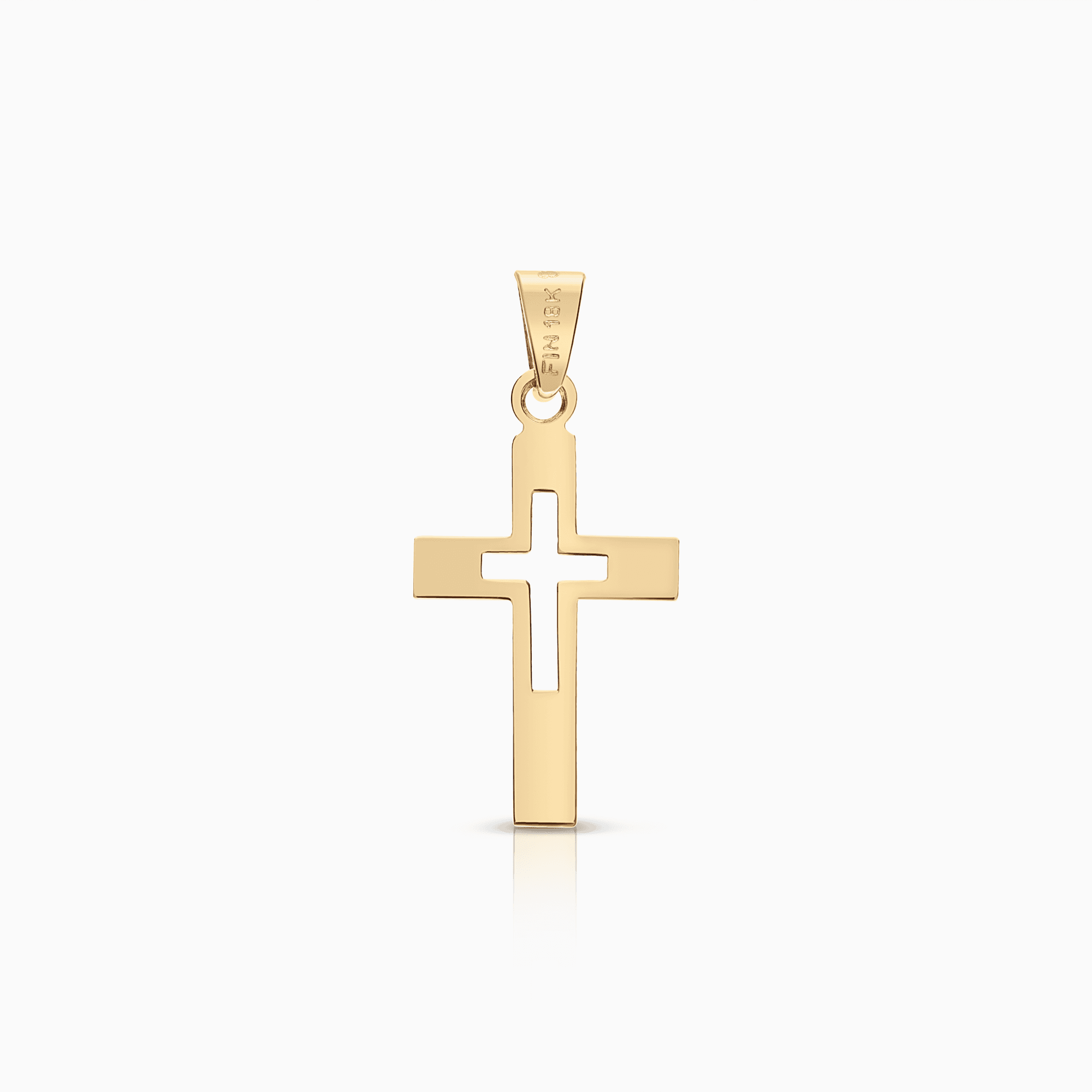 Cross pendant 0.37g 18K gold
