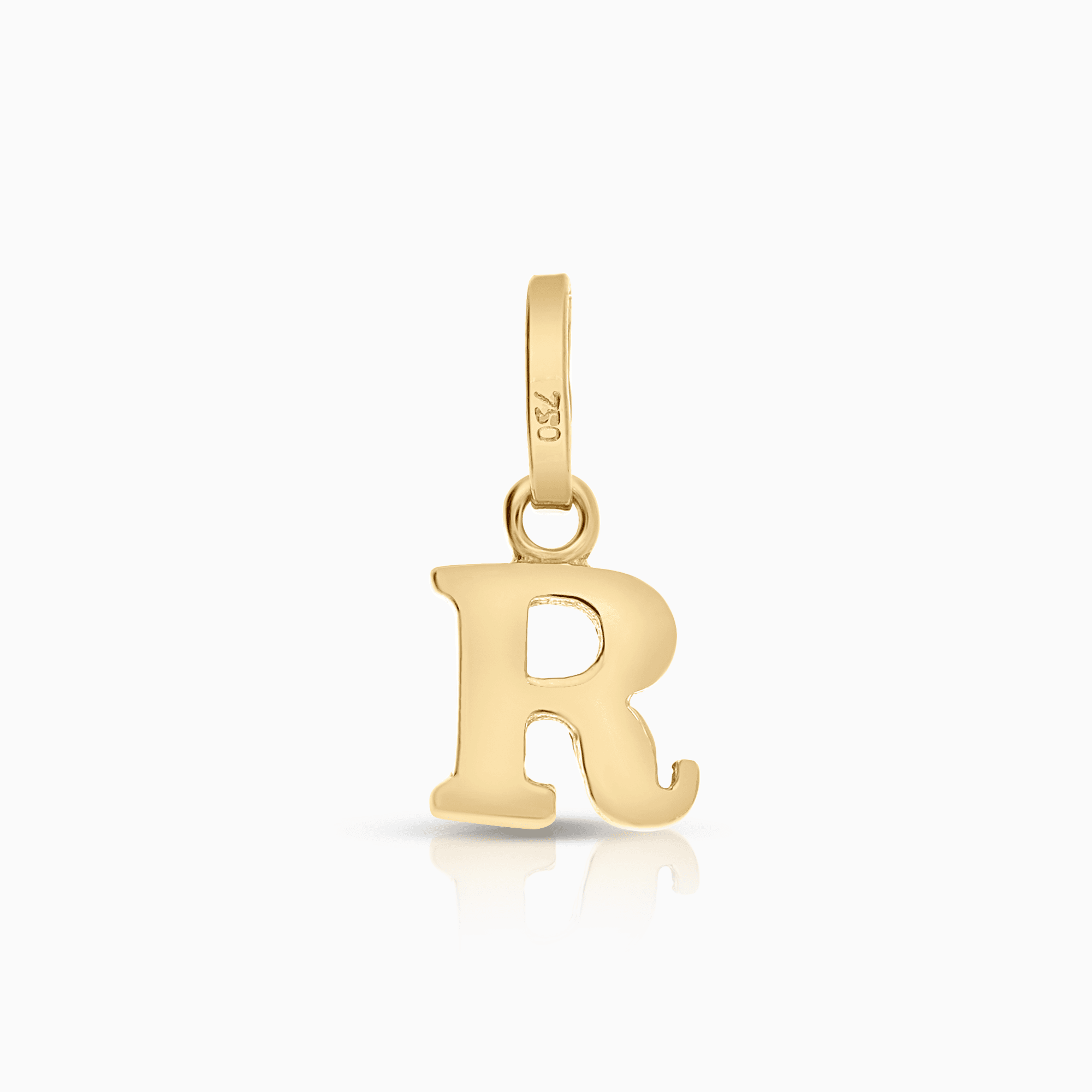Hängsmycke bokstav 0,40g 18K guld