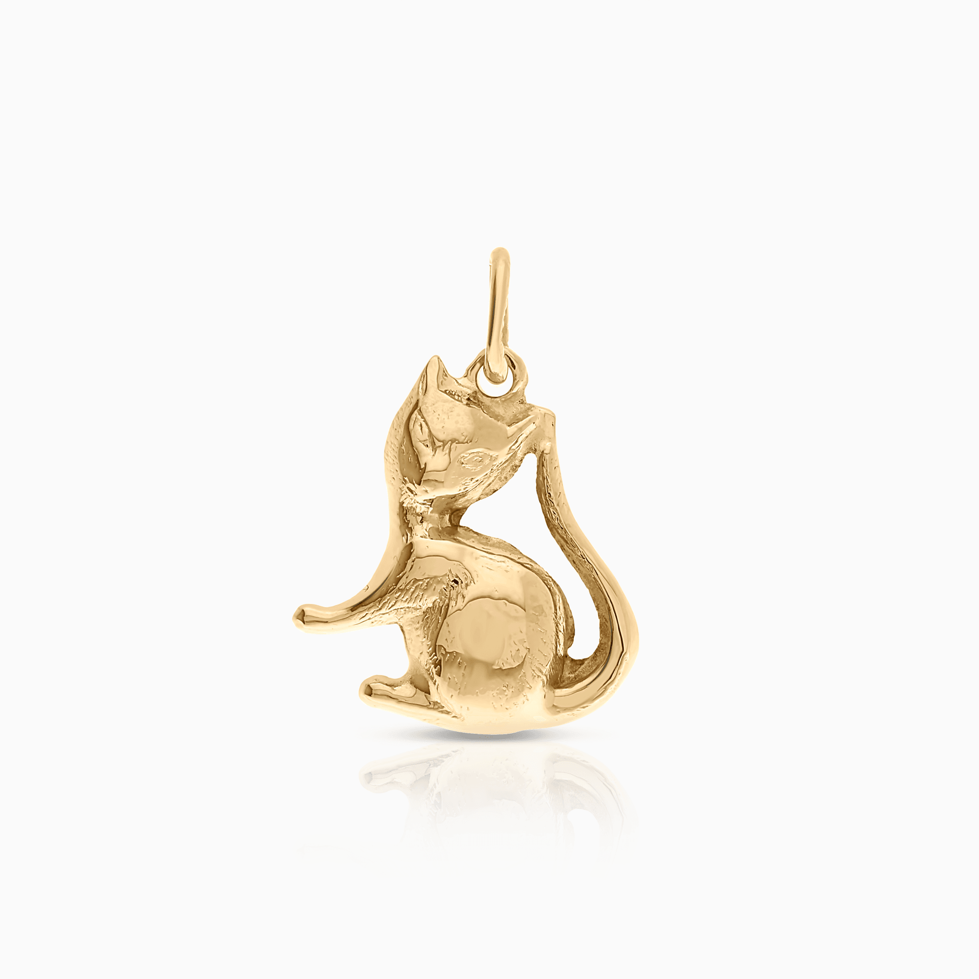 Hängsmycke katt 1,22g 18K guld