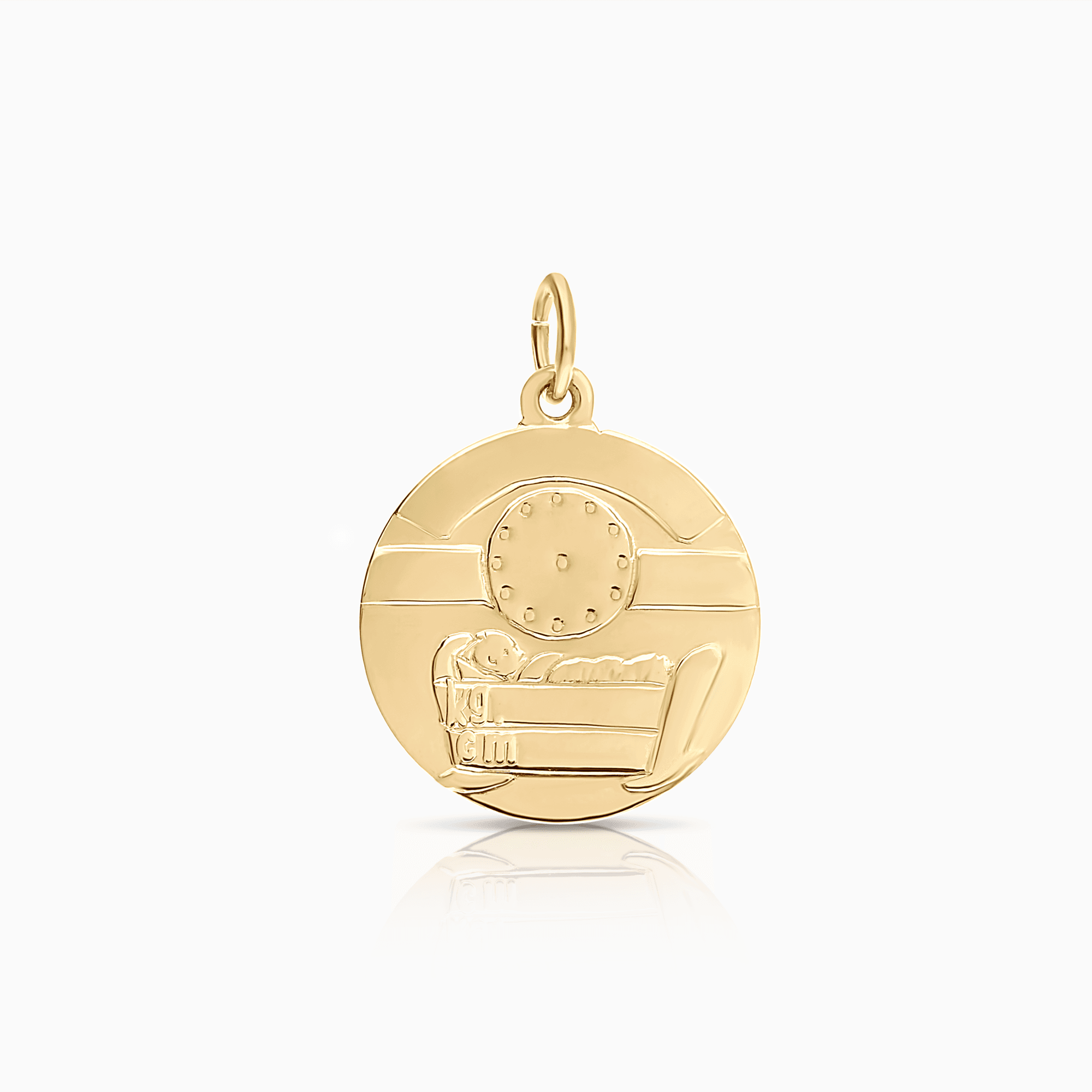 Hängsmycke krubba 1,17g 18K guld