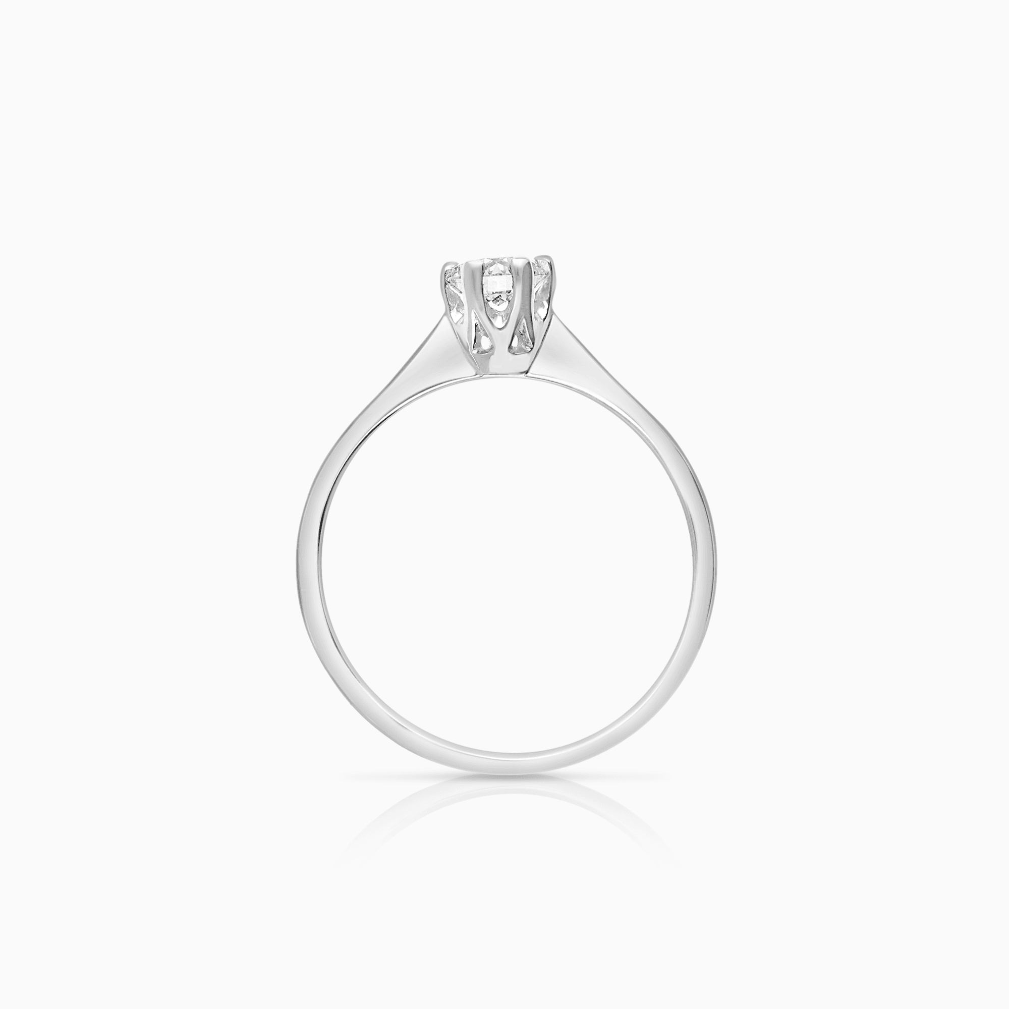 Solitärring 0,40ct 18K vitguld