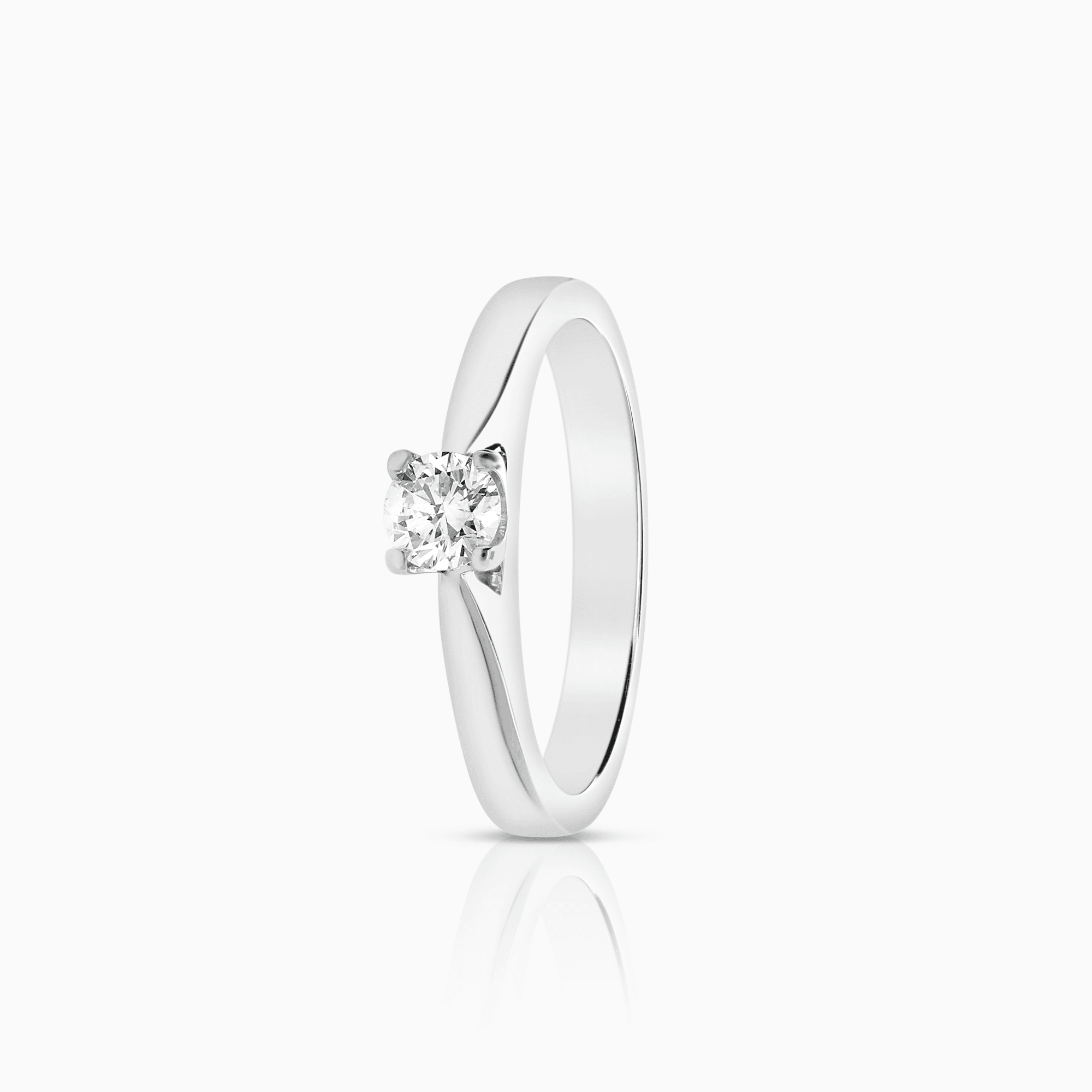 Solitärring 0,20ct 18K vitguld