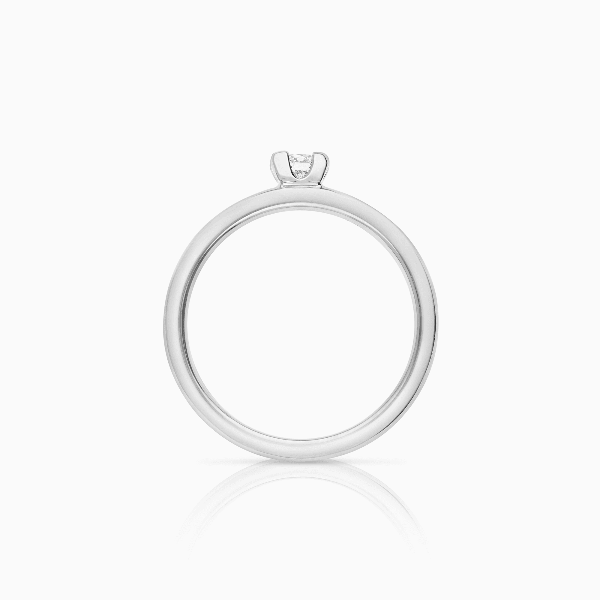 Solitärring 0,20ct 18K vitguld