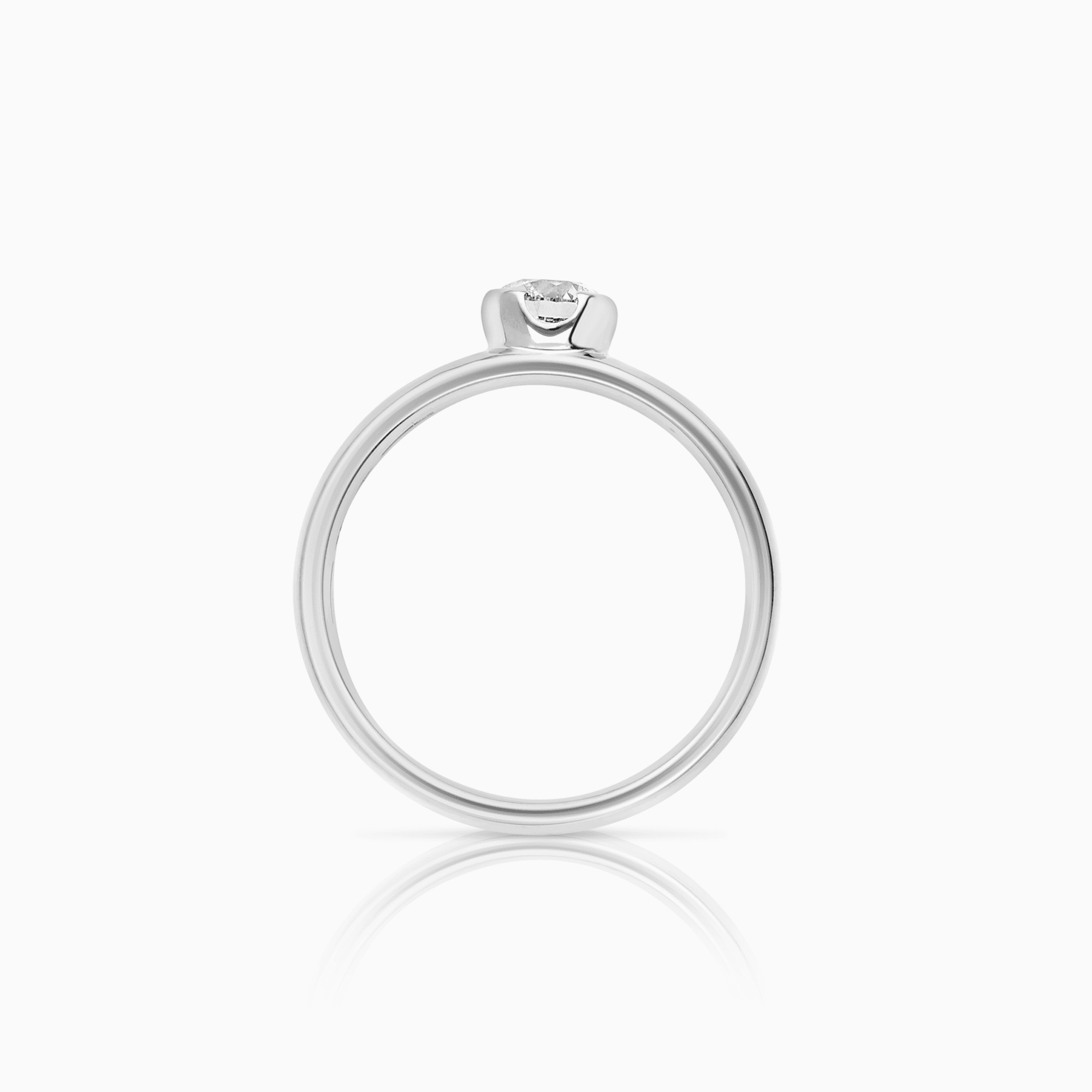 Solitärring 0,40ct 18K vitguld