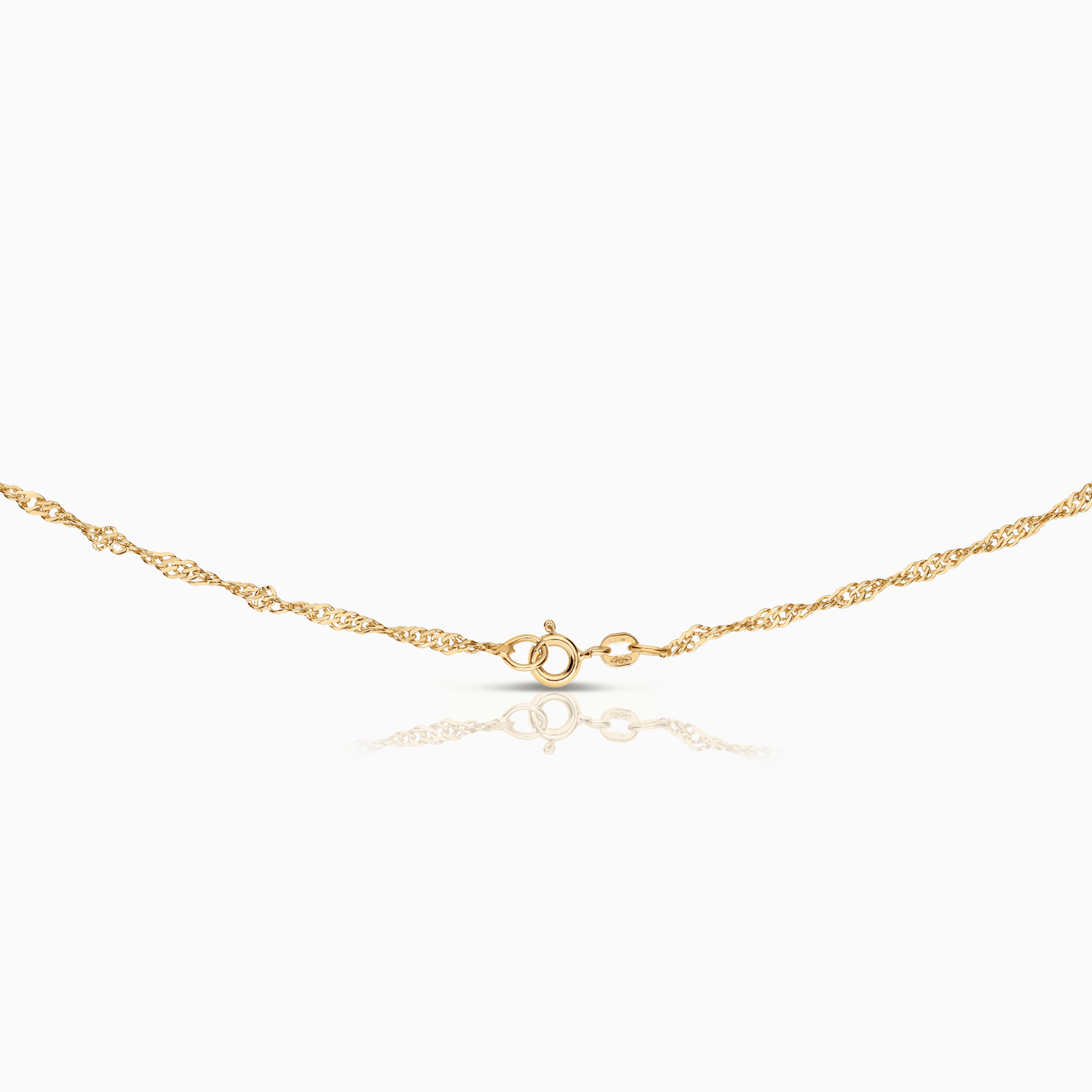 Singapore necklace 4.36g 18K gold