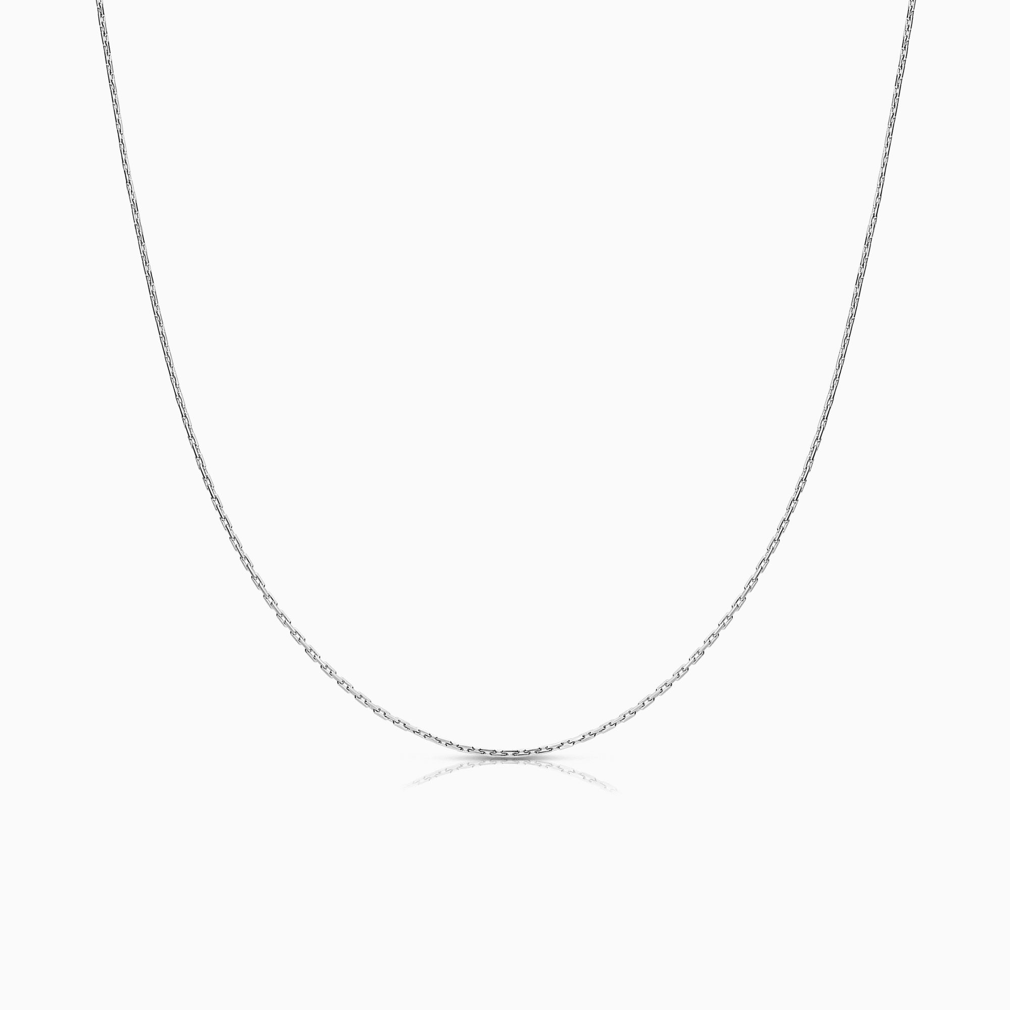 Cable link 2.65g 18K white gold